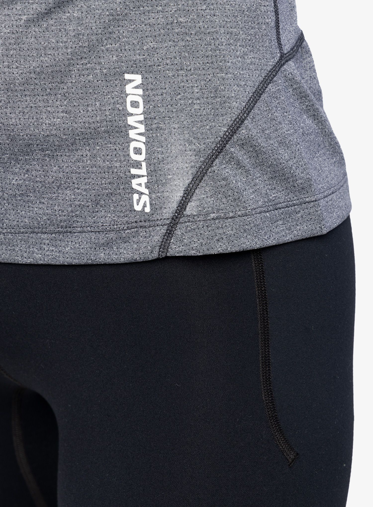 Jopica brez kapuce ženska Salomon Cross Run LS Tee - black
