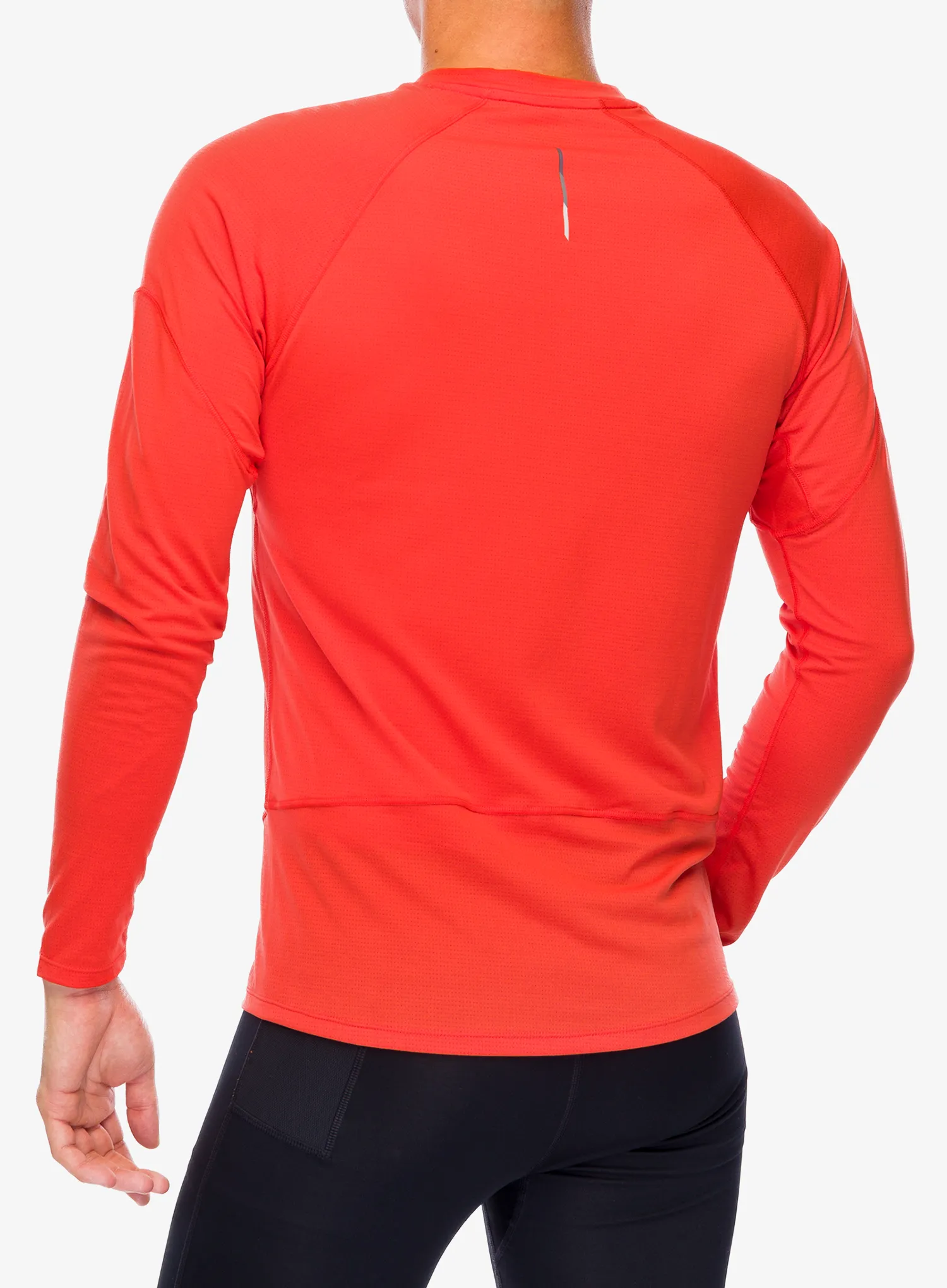 Tekaška jopica Salomon Cross Run LS Tee - cherry tomat