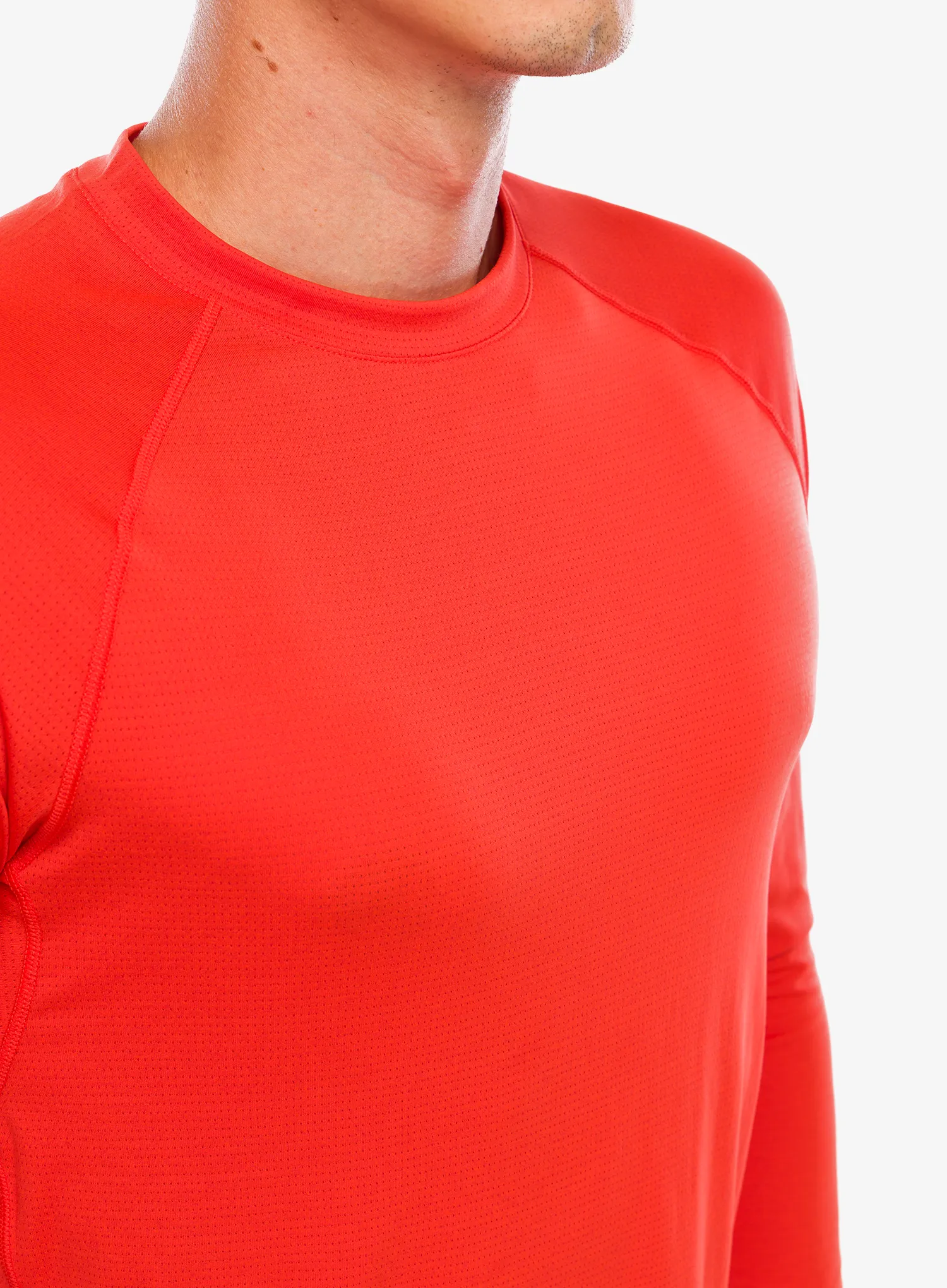 Tekaška jopica Salomon Cross Run LS Tee - cherry tomat
