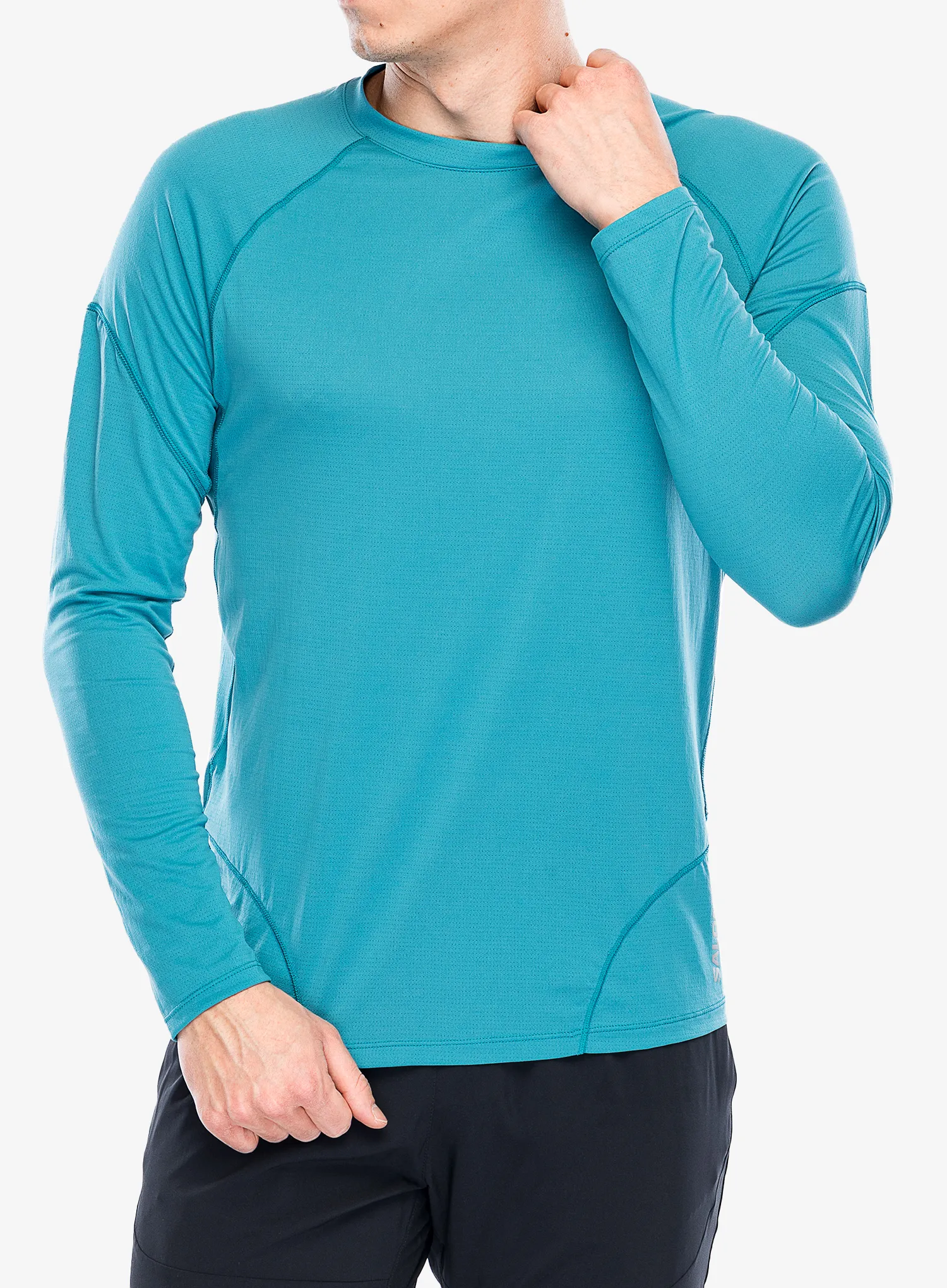 Tekaška jopica Salomon Cross Run LS Tee - tahitian tide