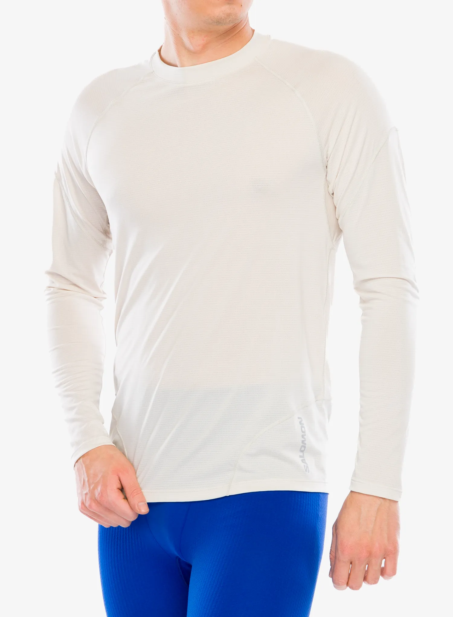 Tekaška jopica Salomon Cross Run Ls Tee - rainy day