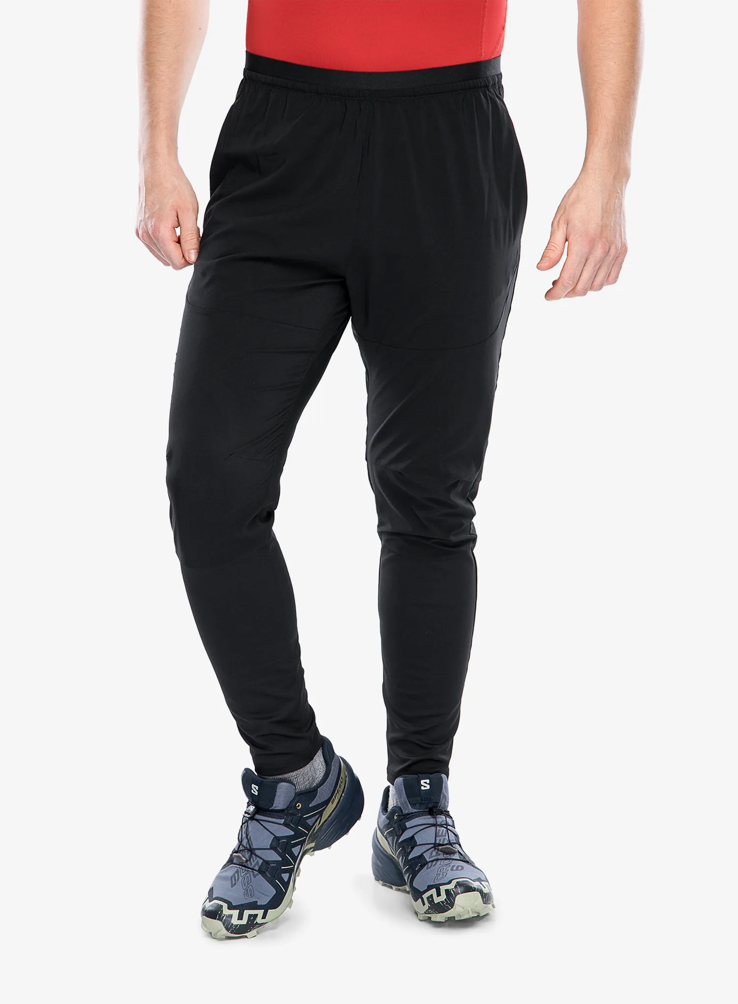 Tekaške hlače Salomon Cross Run Pant - deep black