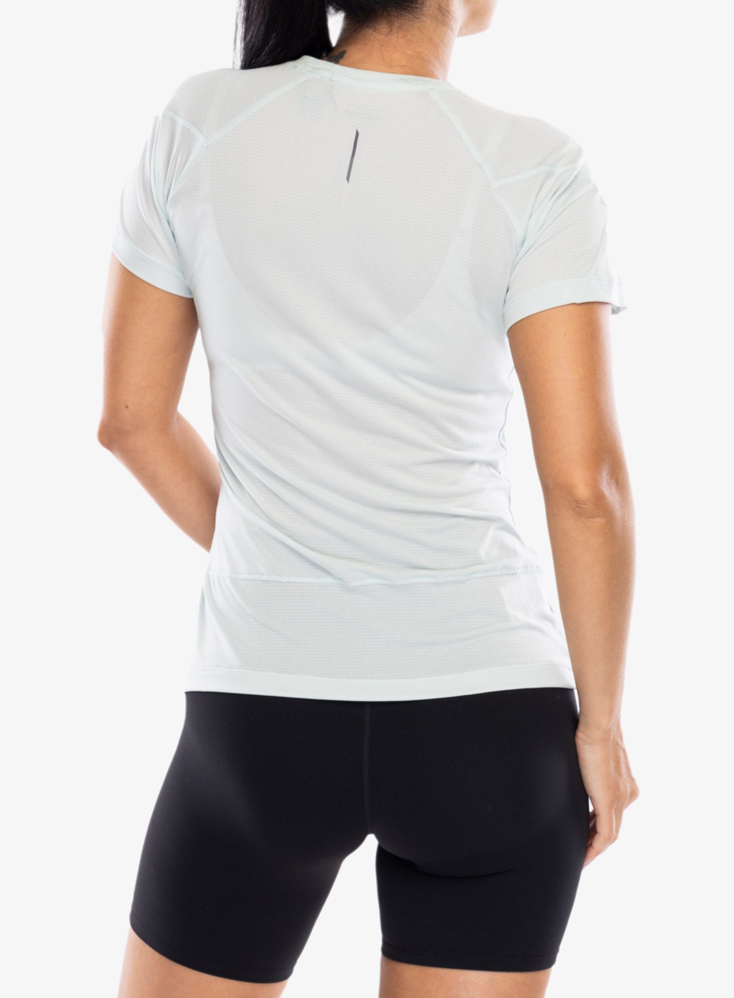 Ženska tekaška majica Salomon Cross Run S/S Tee - misty blue