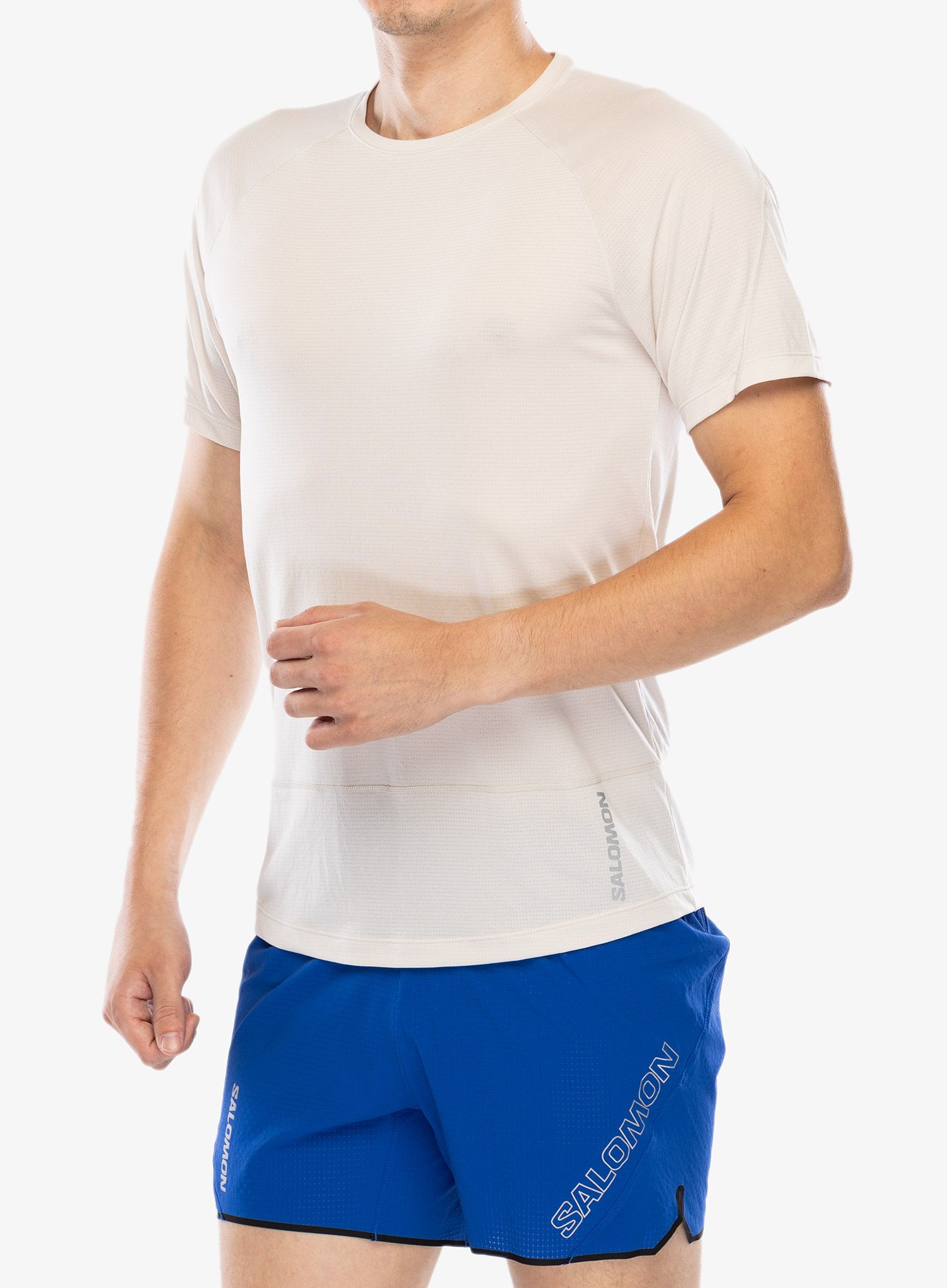 Majica za tek Salomon Cross Run S/S Tee - rainy day