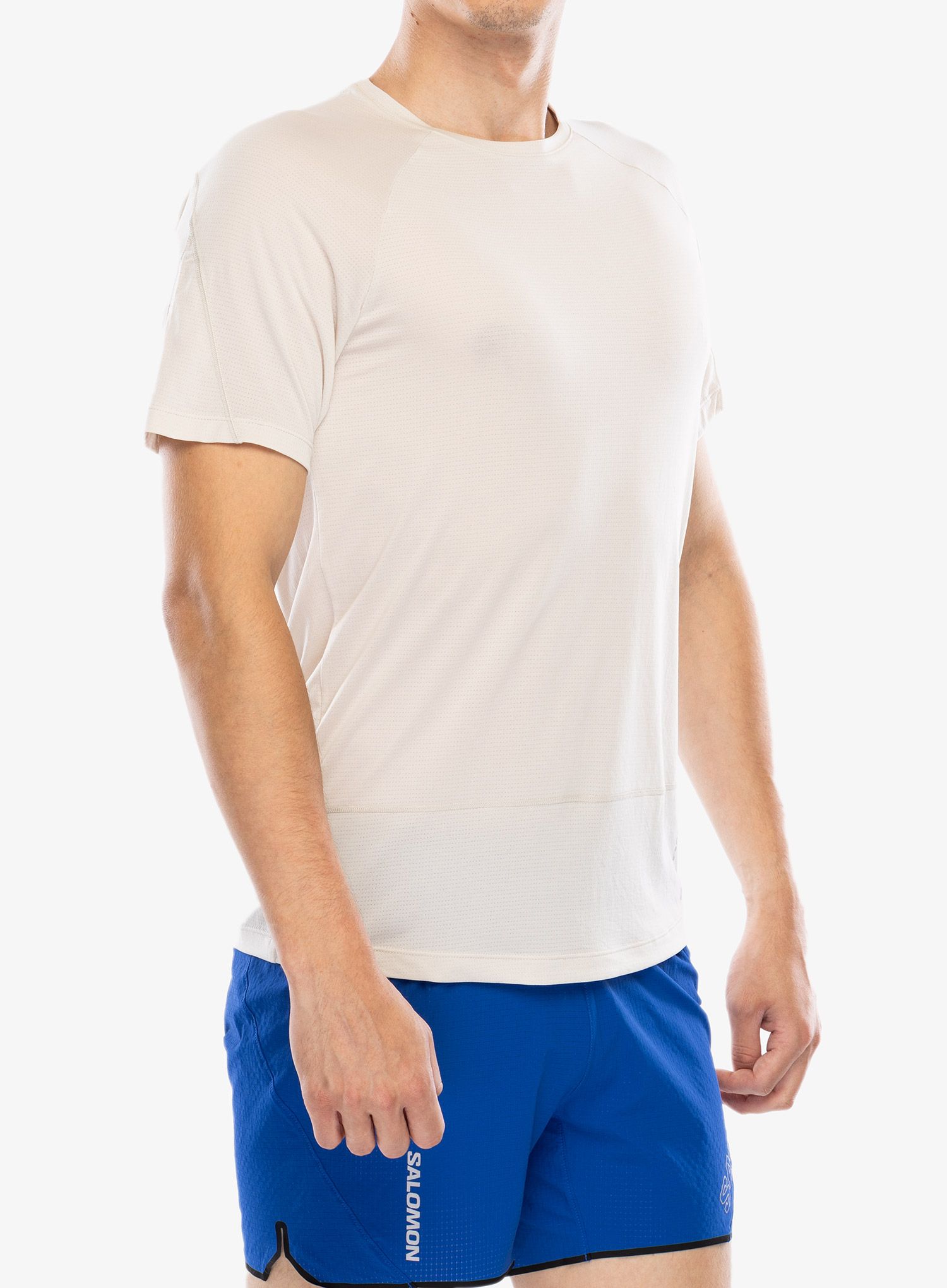 Majica za tek Salomon Cross Run S/S Tee - rainy day