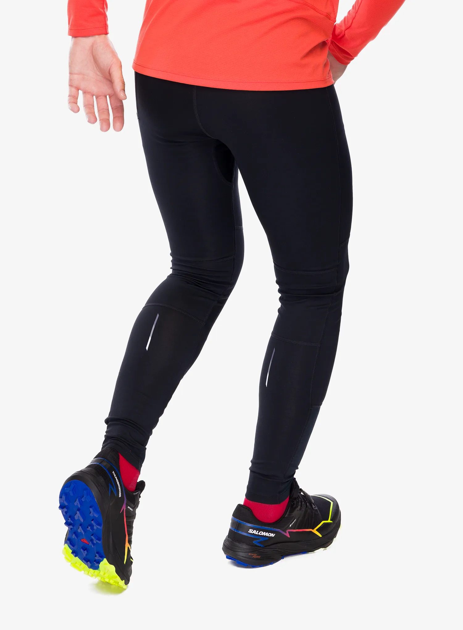 Tekaške pajkice Salomon Cross Run Tight - deep black