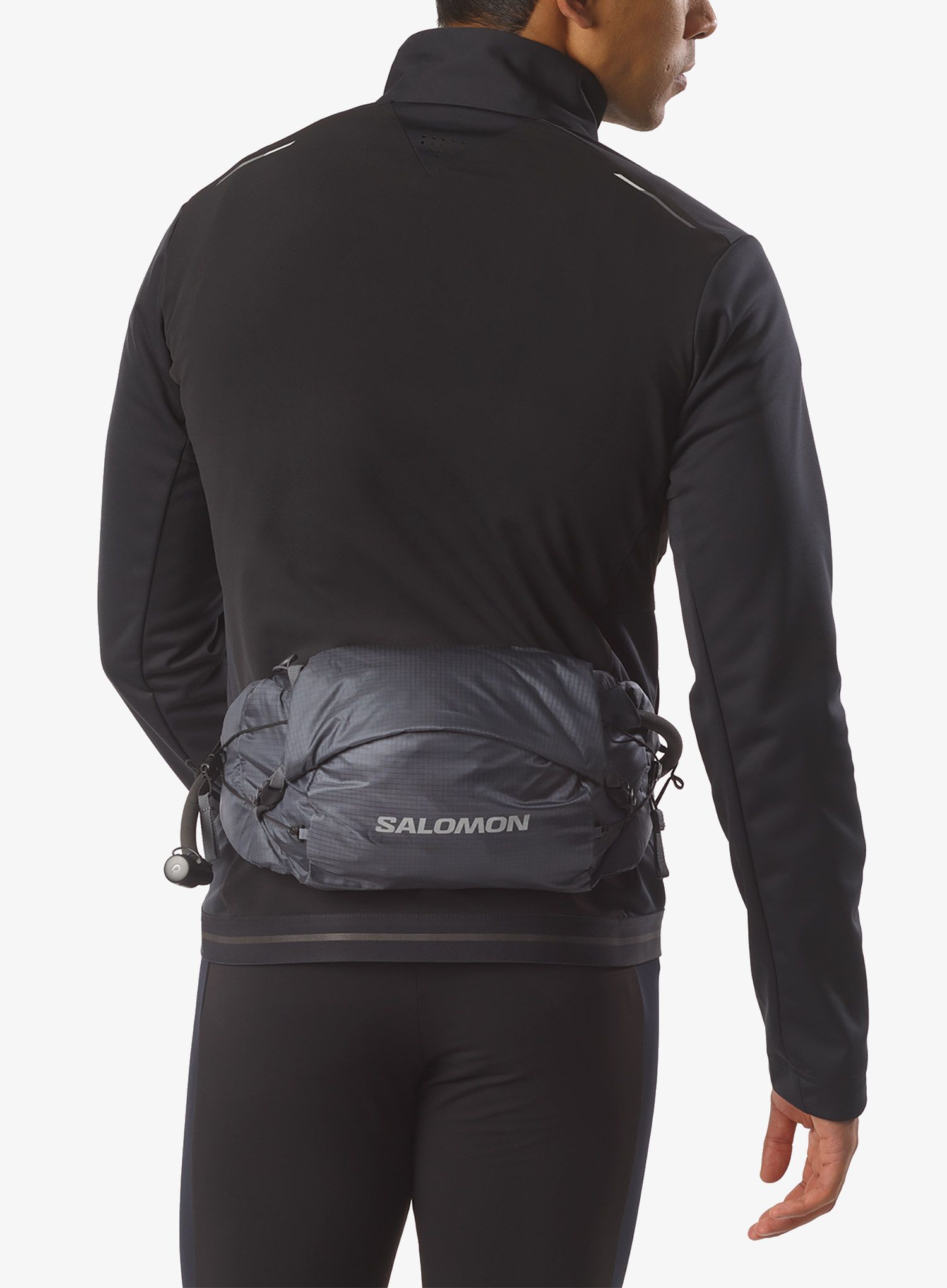 Torbica za okoli pasu Salomon Cross Season Waist Pack - ebony/black
