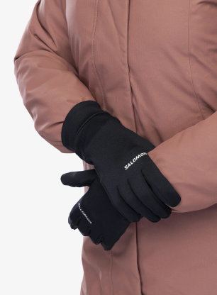 Rokavice za tek Salomon Cross Warm Glove - deep black