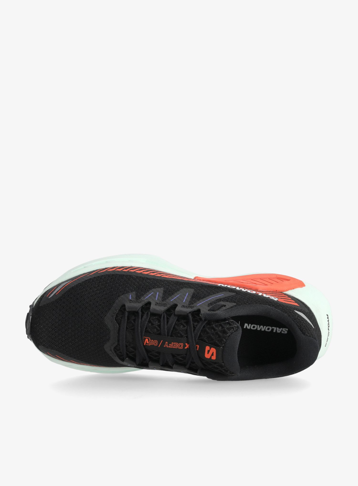 Ženski tekaški čevlji Salomon DRX Defy Grvl - black/cherry/bay