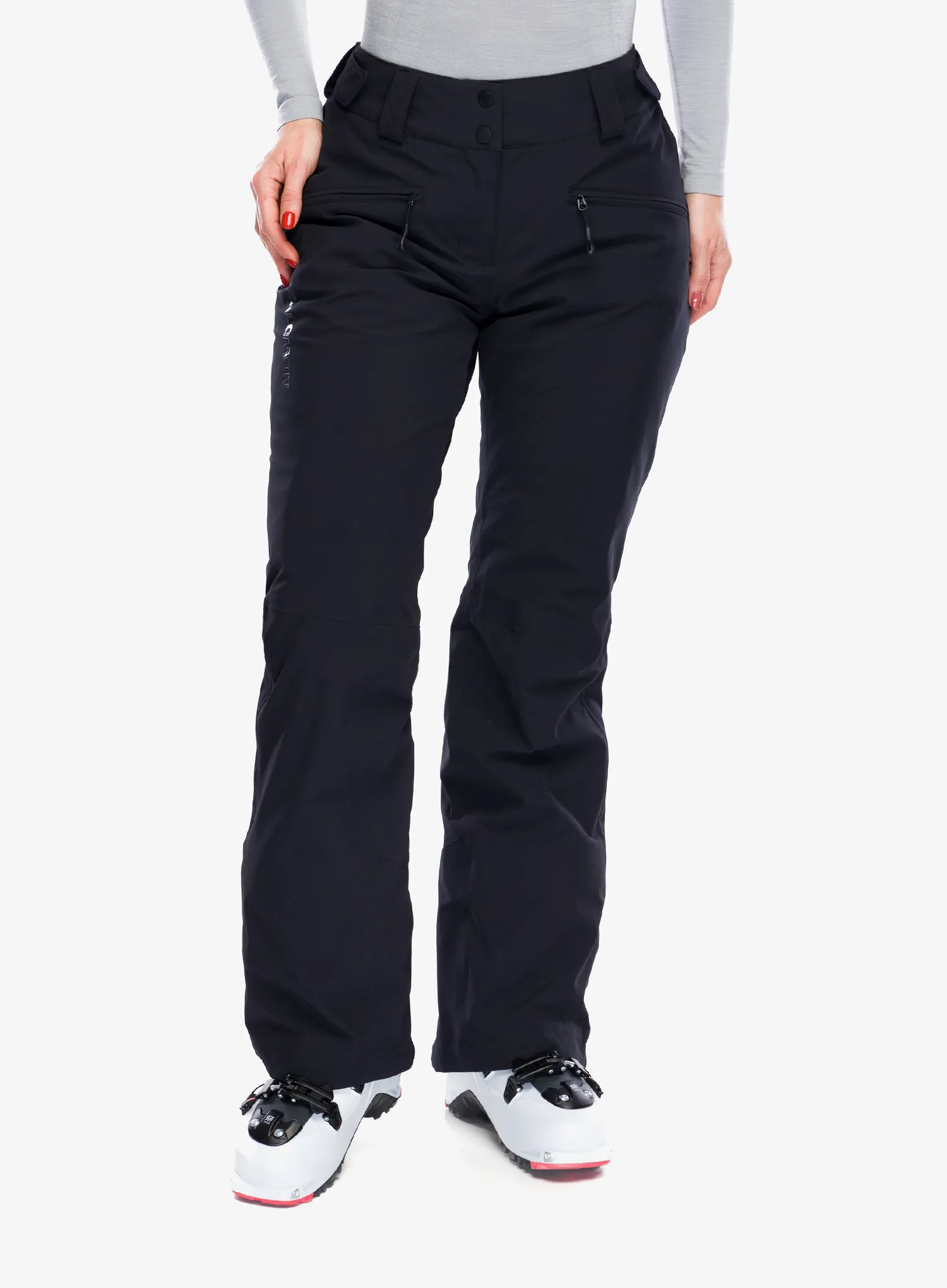 Ženske smučarske hlače Salomon Edge Pant - deep black