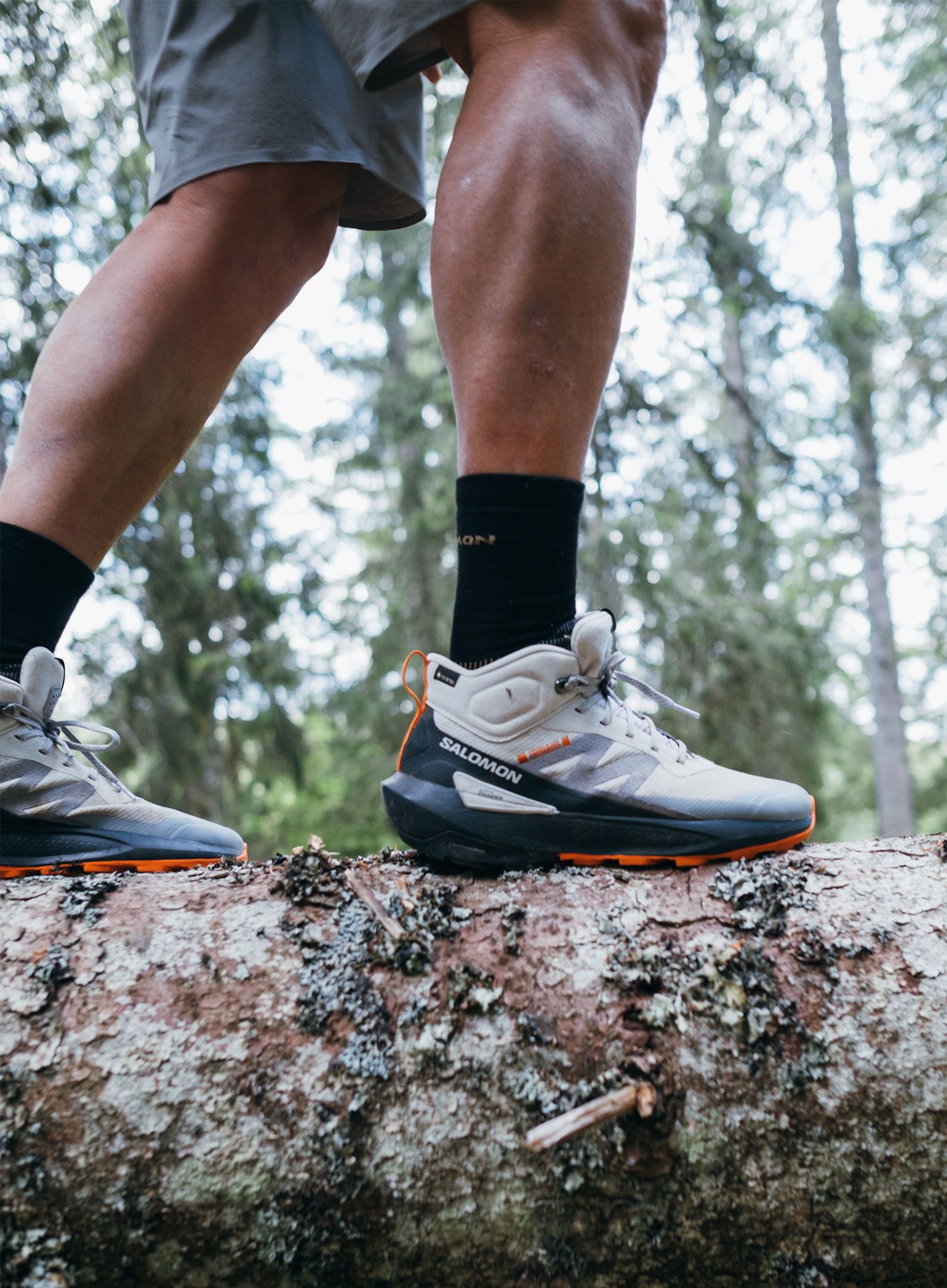 Pohodniški čevlji Salomon Elixir Activ Mid GTX - glacier/phantom