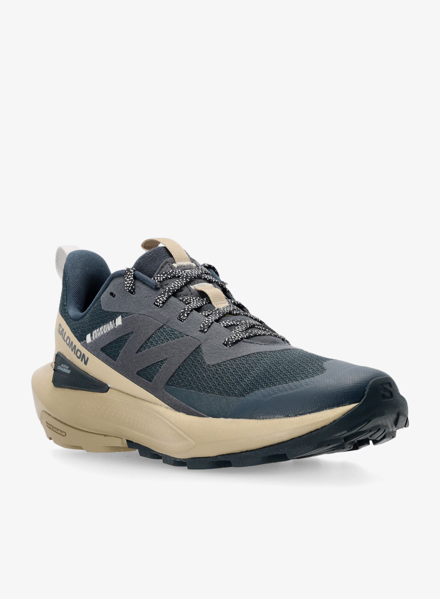 Pohodniški čevlji Salomon Elixir Activ - carbon/green/gray