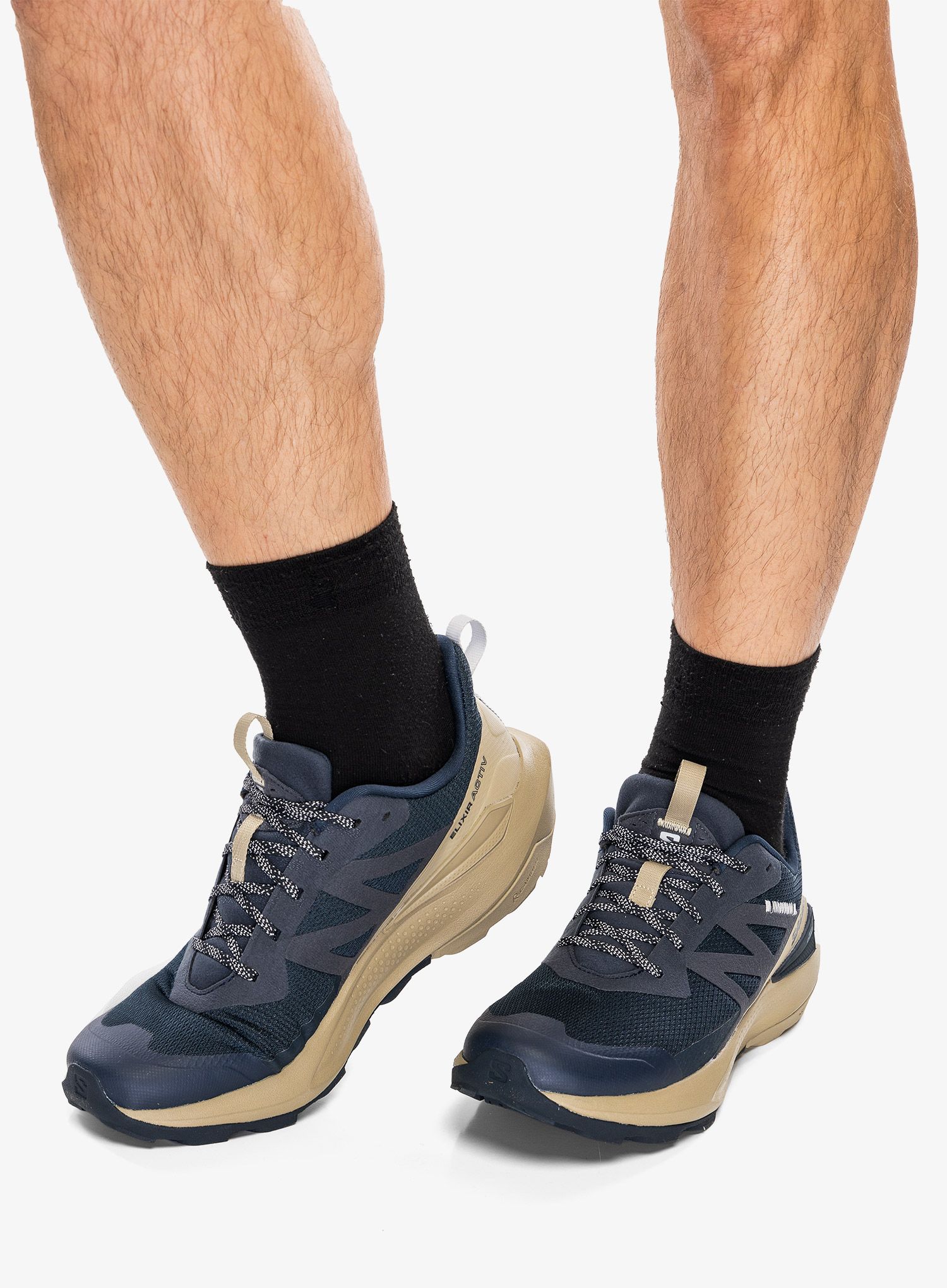 Pohodniški čevlji Salomon Elixir Activ - carbon/green/gray