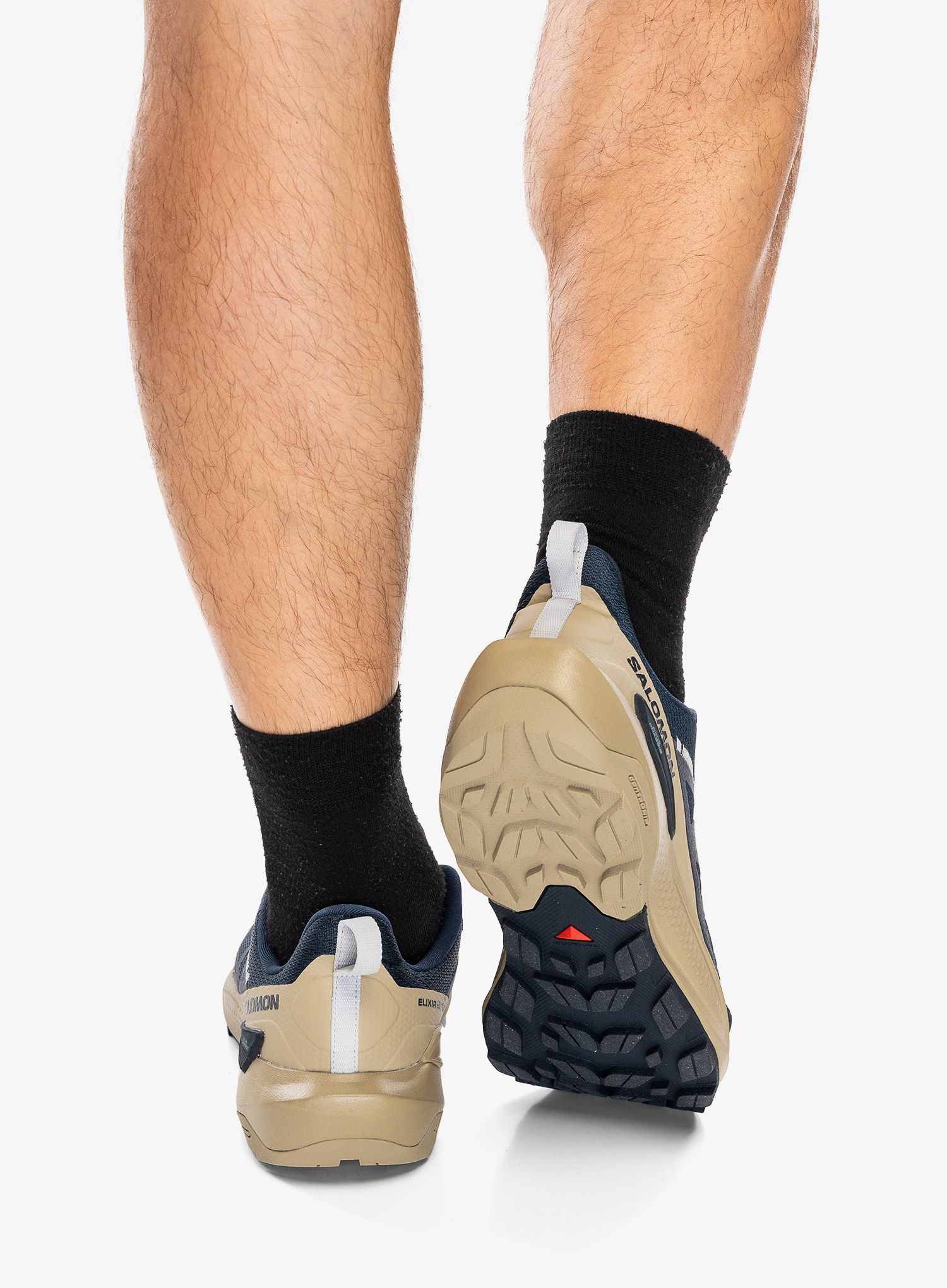 Pohodniški čevlji Salomon Elixir Activ - carbon/green/gray