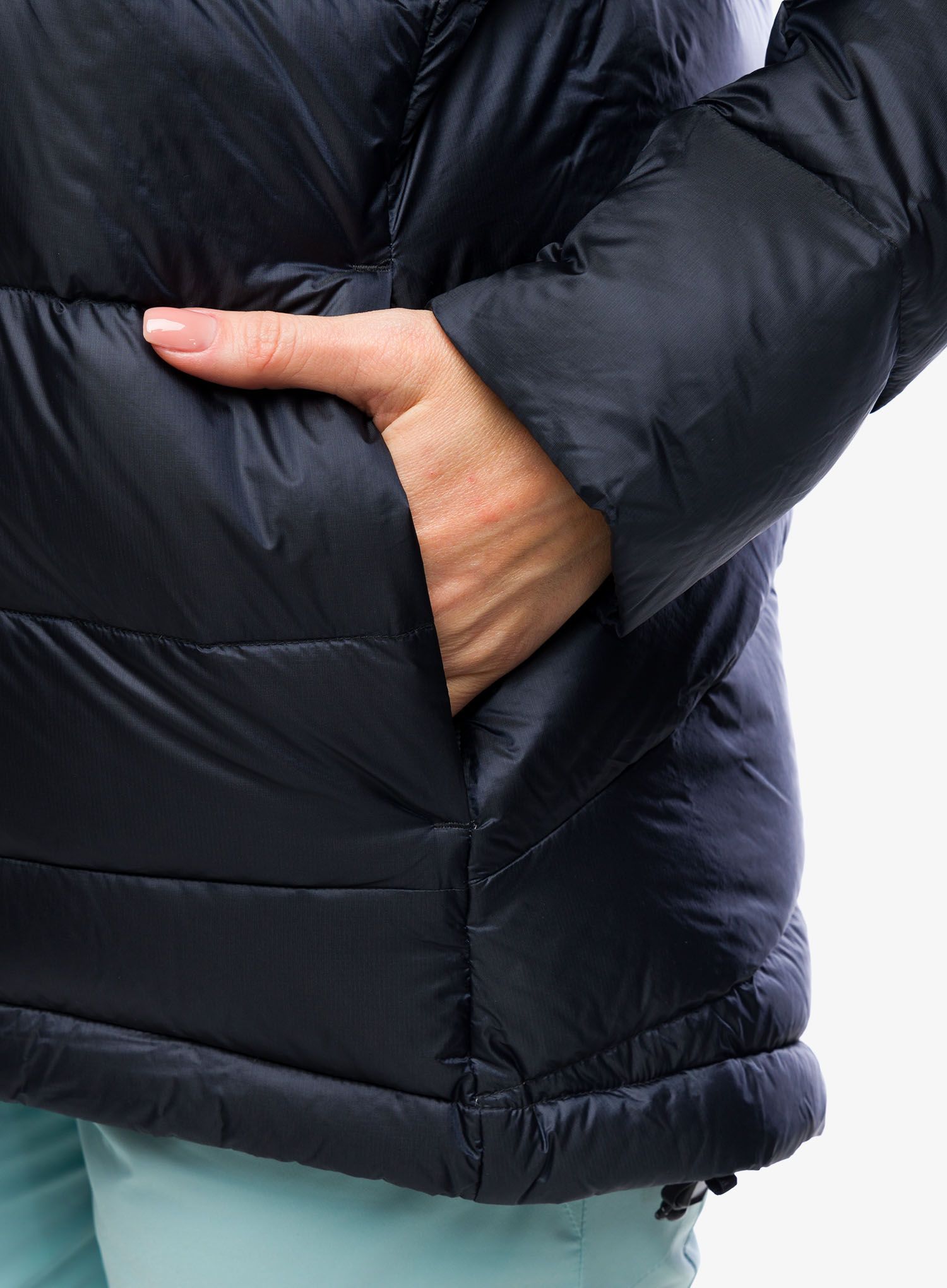 Ženska sintetična jakna Salomon Elixir Down Parka - deep black