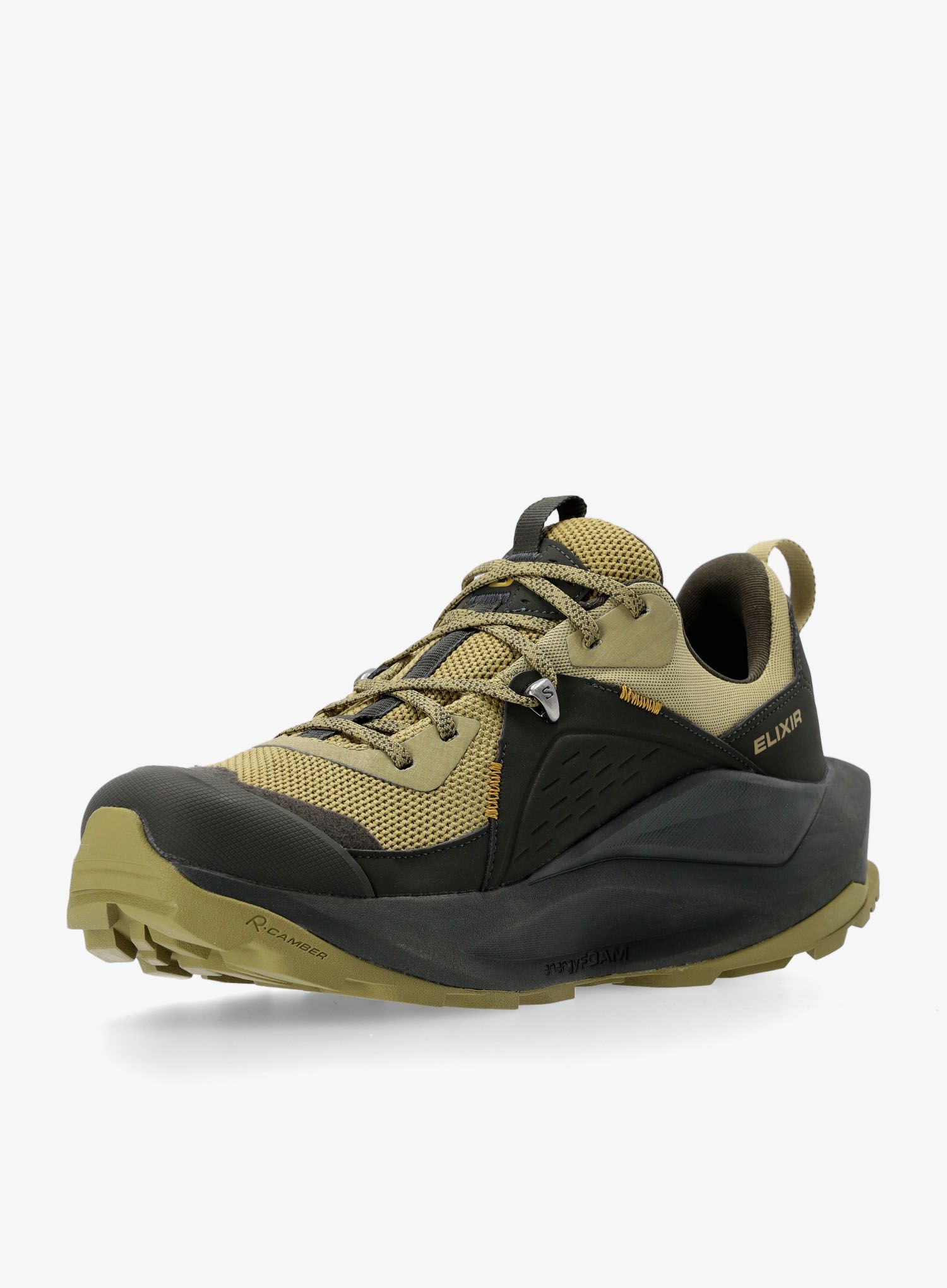Pohodniški čevlji Salomon Elixir GTX - black/herb/moss
