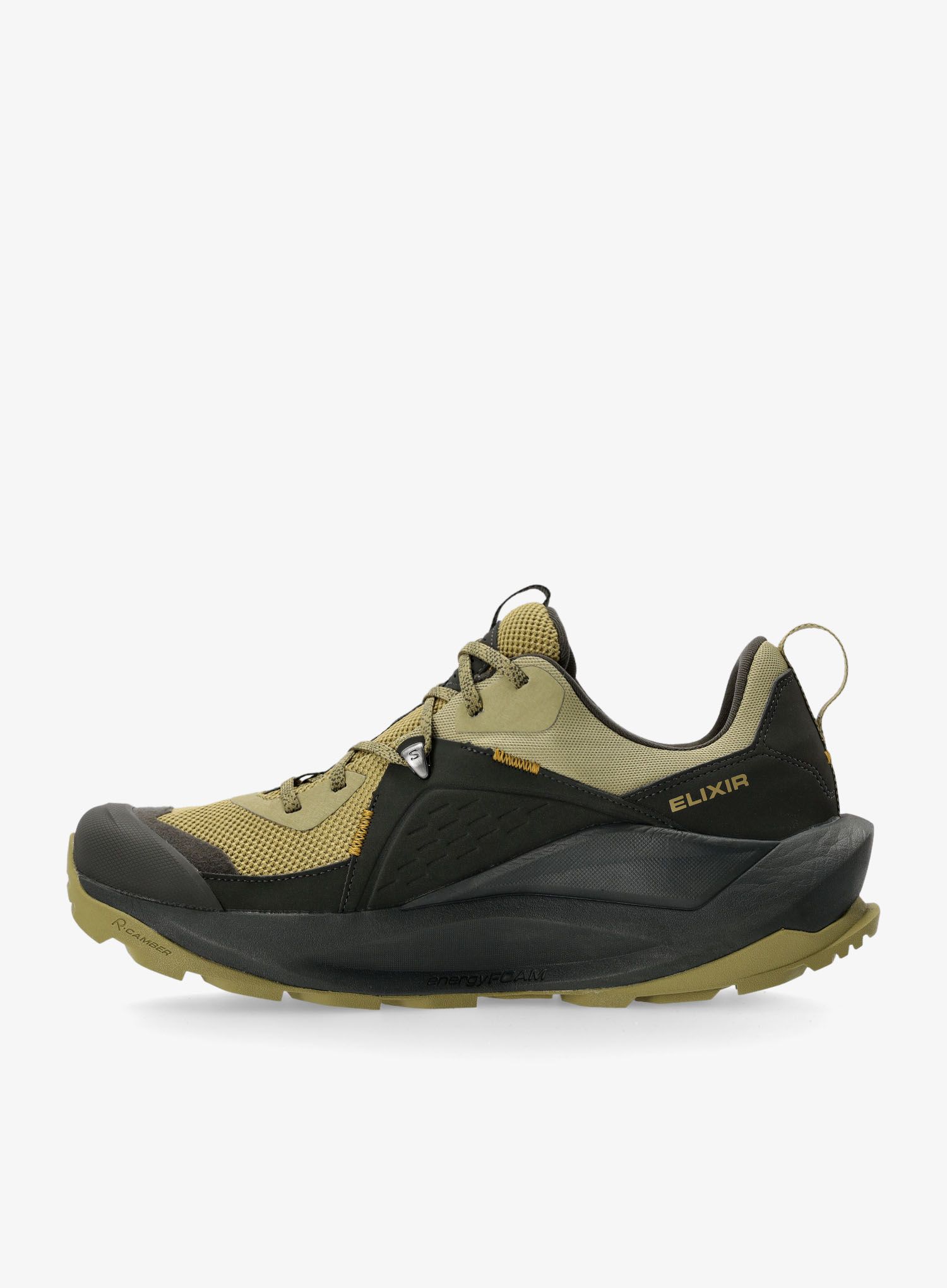 Pohodniški čevlji Salomon Elixir GTX - black/herb/moss