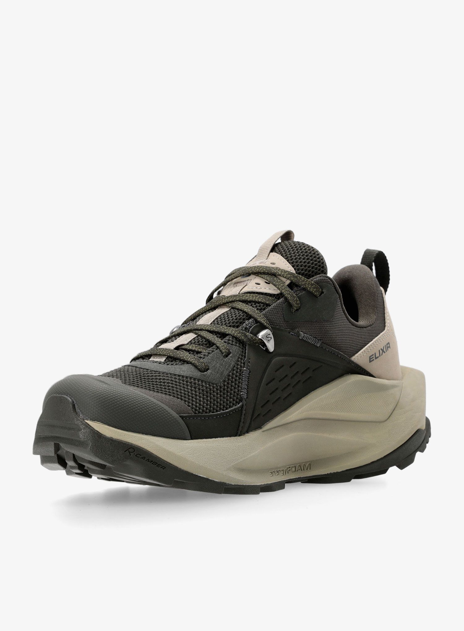 Pohodniški čevlji Salomon Elixir GTX - peat/khaki/castlerock