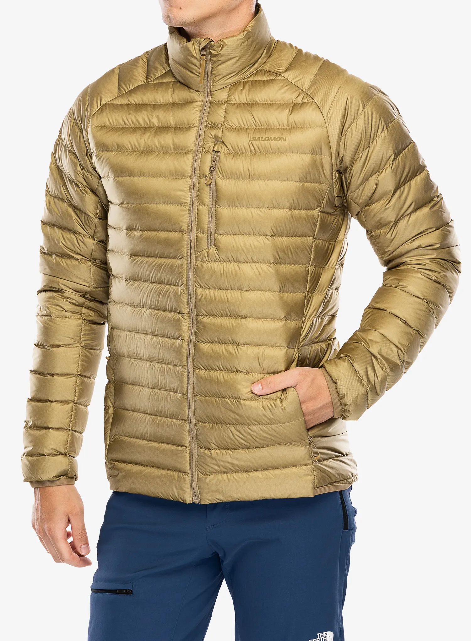 Puhovka Salomon Elixir Micro Down JKT - antique bronze