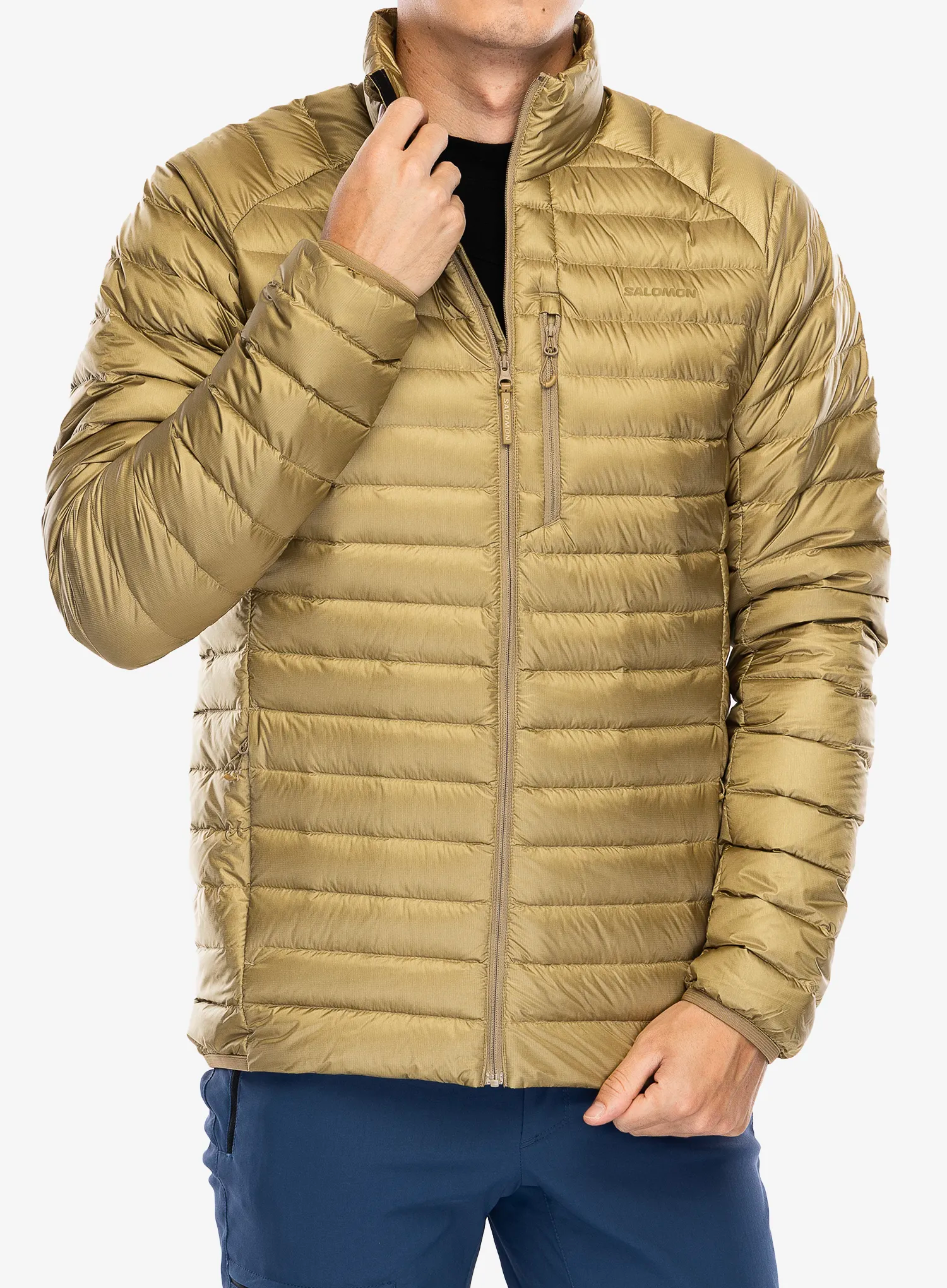 Puhovka Salomon Elixir Micro Down JKT - antique bronze