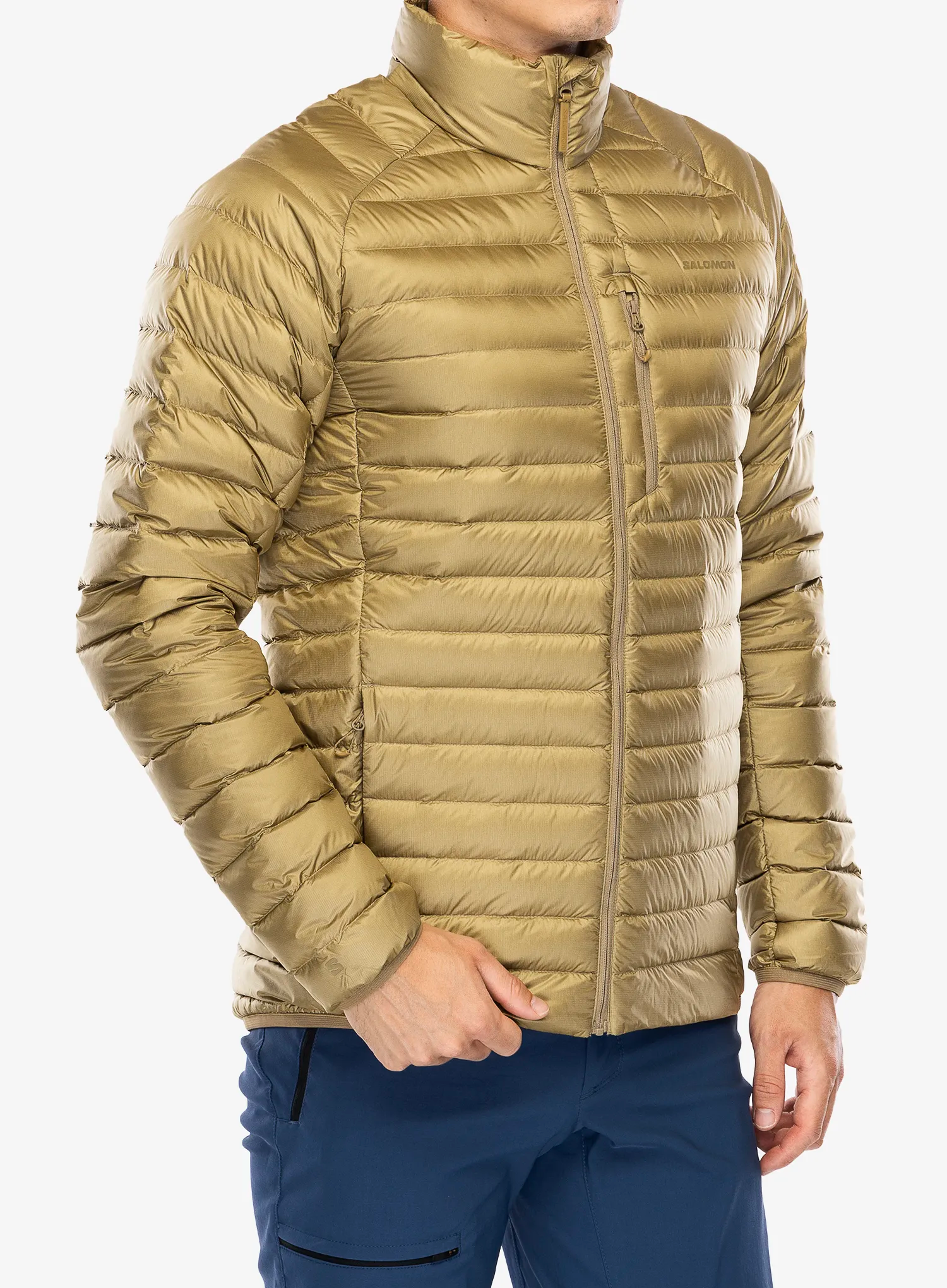 Puhovka Salomon Elixir Micro Down JKT - antique bronze