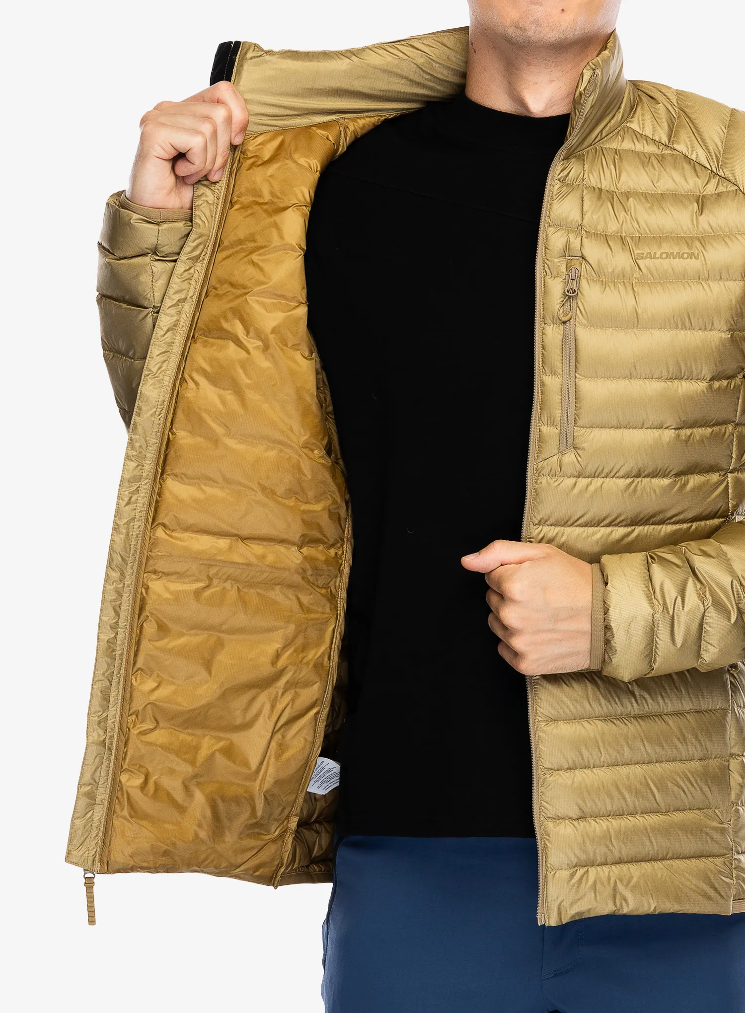Puhovka Salomon Elixir Micro Down JKT - antique bronze