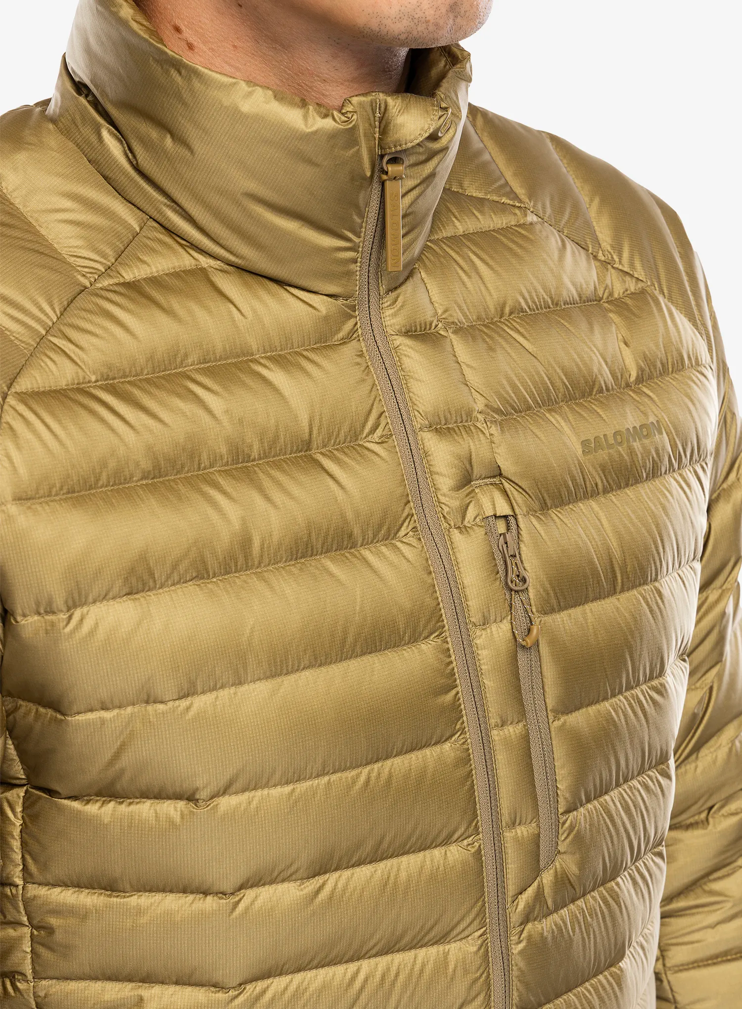 Puhovka Salomon Elixir Micro Down JKT - antique bronze
