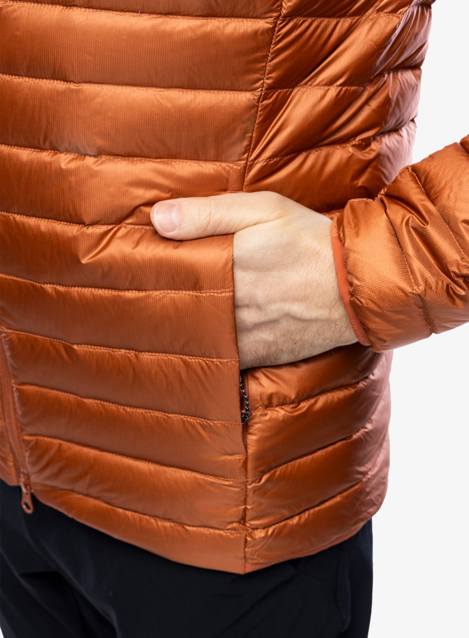 Puhovka Salomon Elixir Micro Down JKT - baked clay