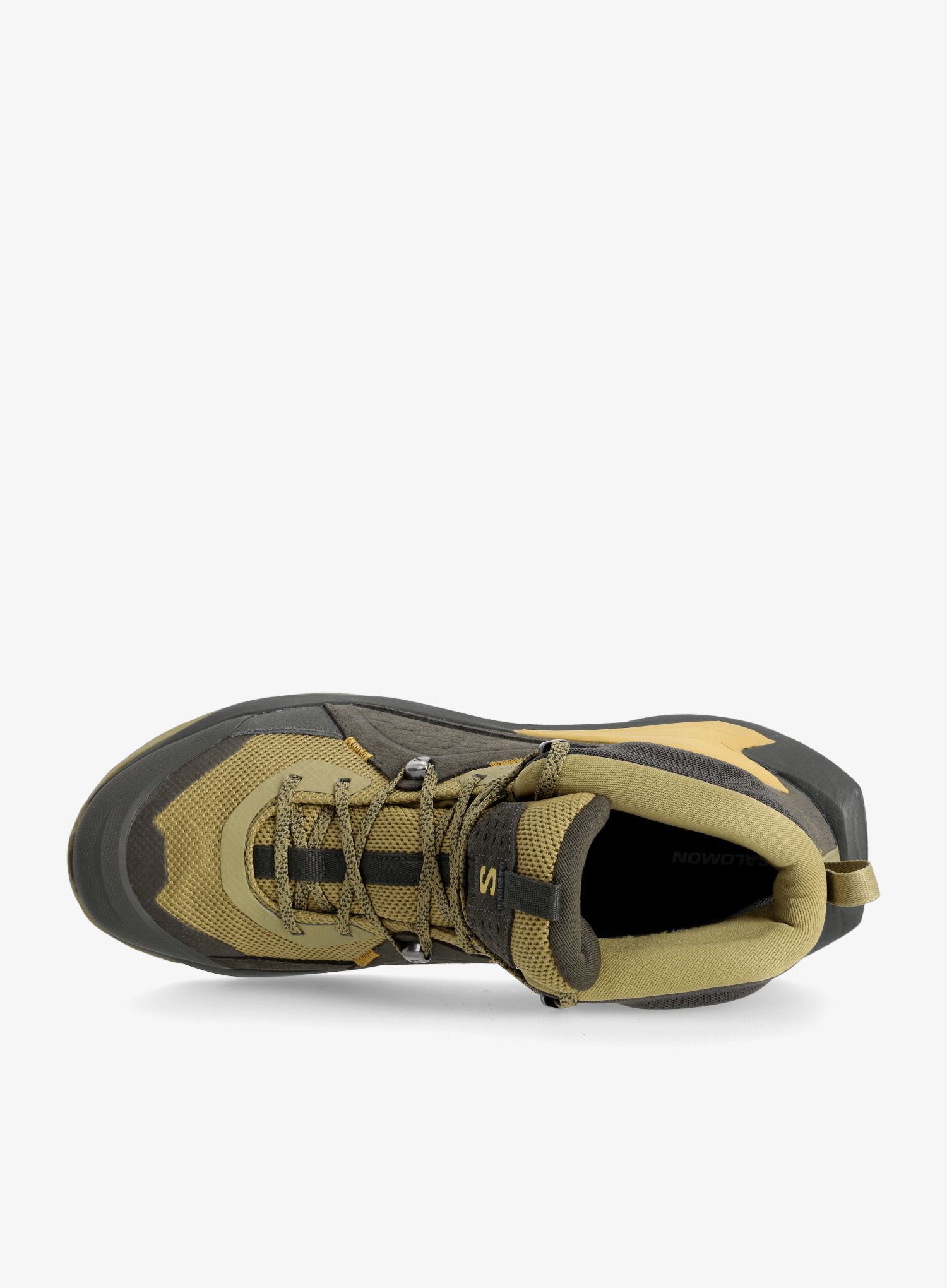 Pohodniški čevlji Salomon Elixir Mid GTX - black/herb/moss