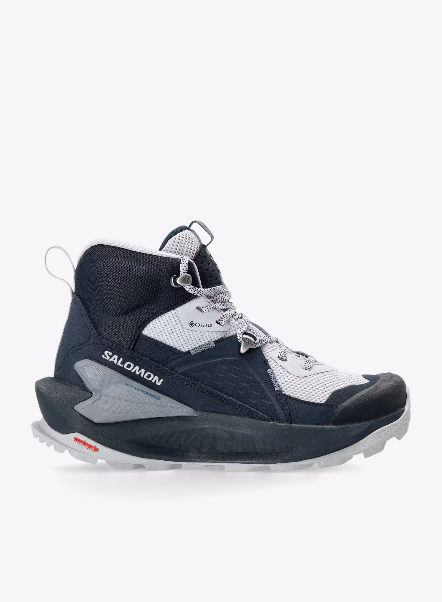 Ženski pohodniški čevlji Salomon Elixir Mid GTX - carbon/blue/flint