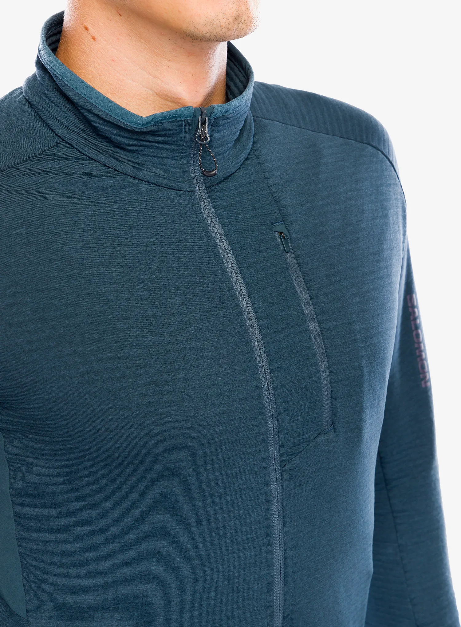 Jopica na zadrgo Salomon Essential Ltwarm FZ - midnight navy