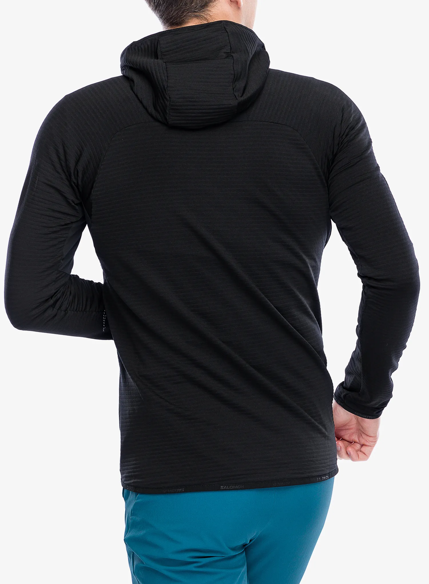 Jopica s kapuco Salomon Essential Ltwarm HD - deep black