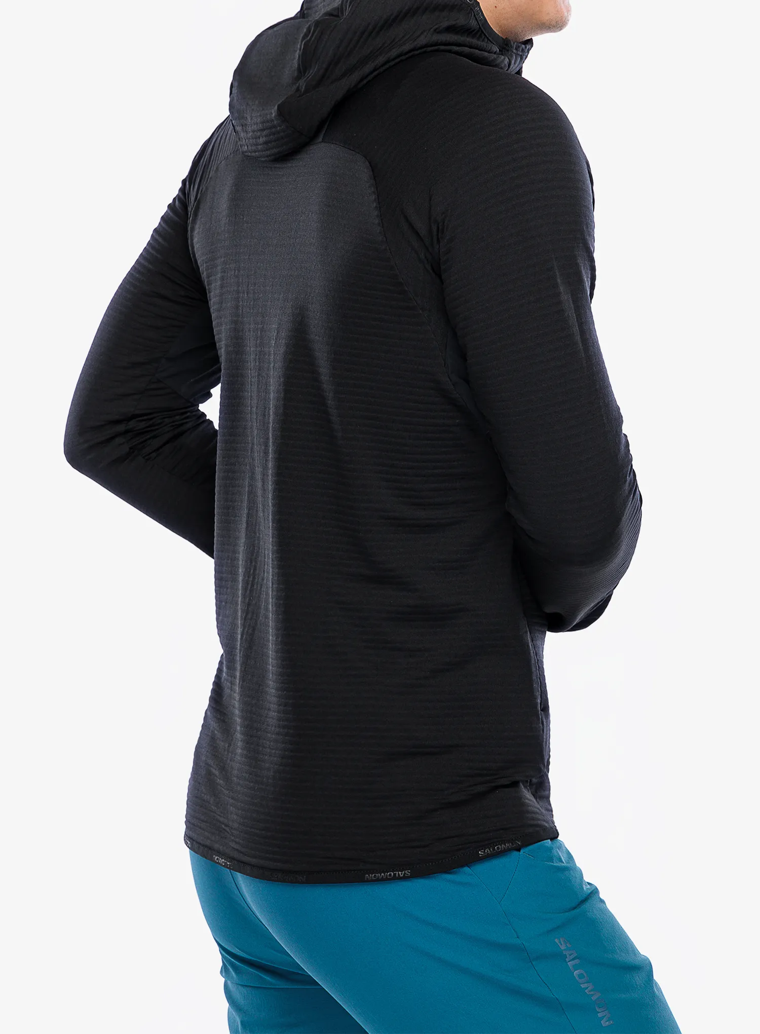 Jopica s kapuco Salomon Essential Ltwarm HD - deep black