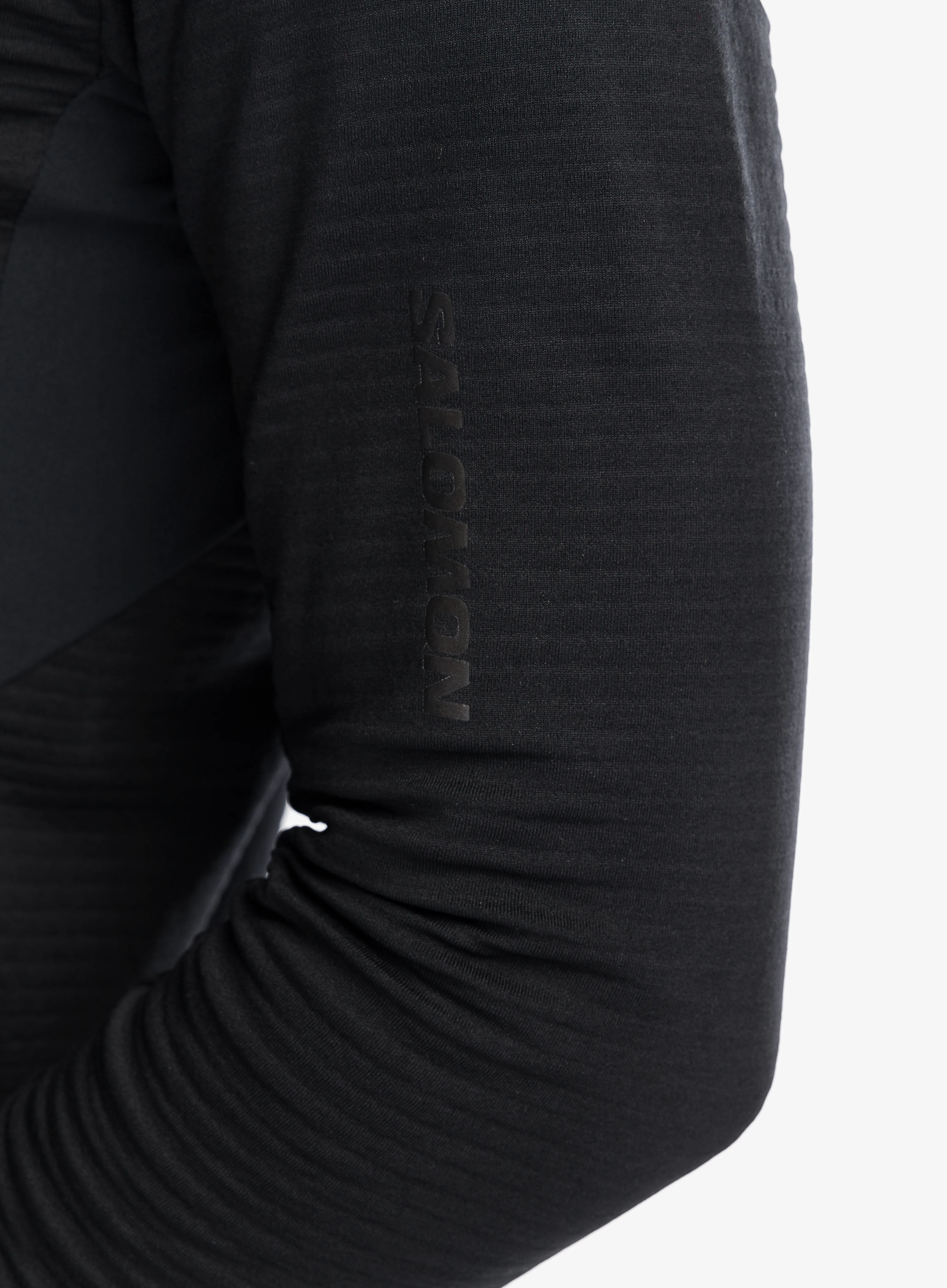 Jopica s kapuco Salomon Essential Ltwarm HD - deep black
