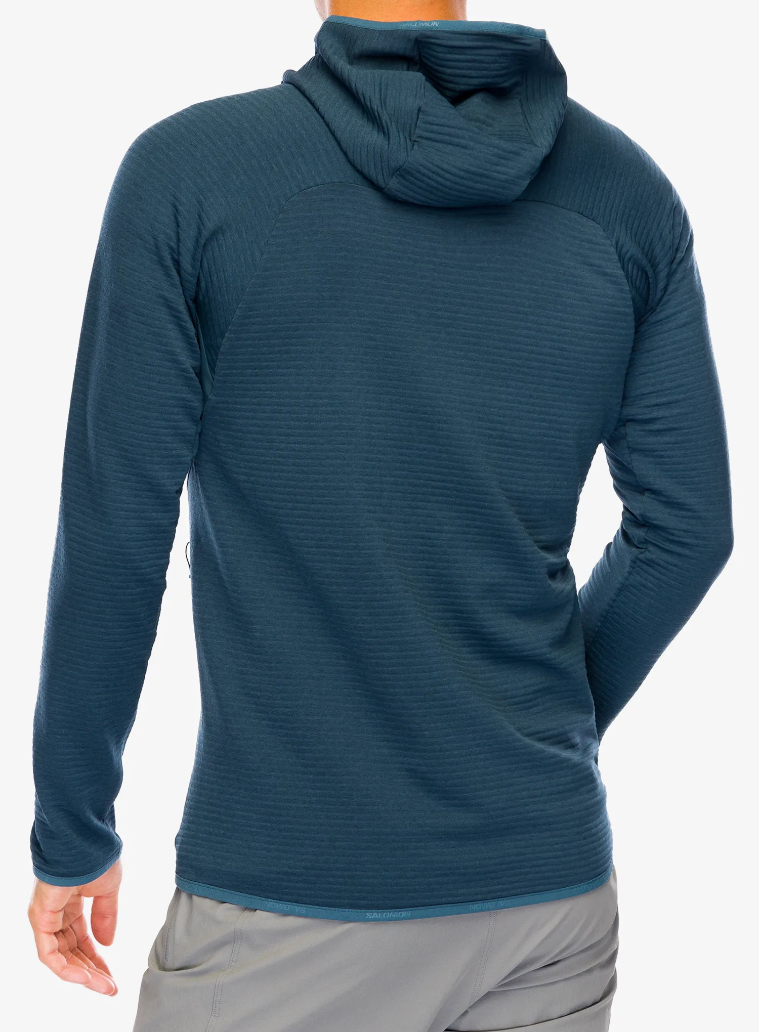 Jopica s kapuco Salomon Essential Ltwarm HD - midnight navy