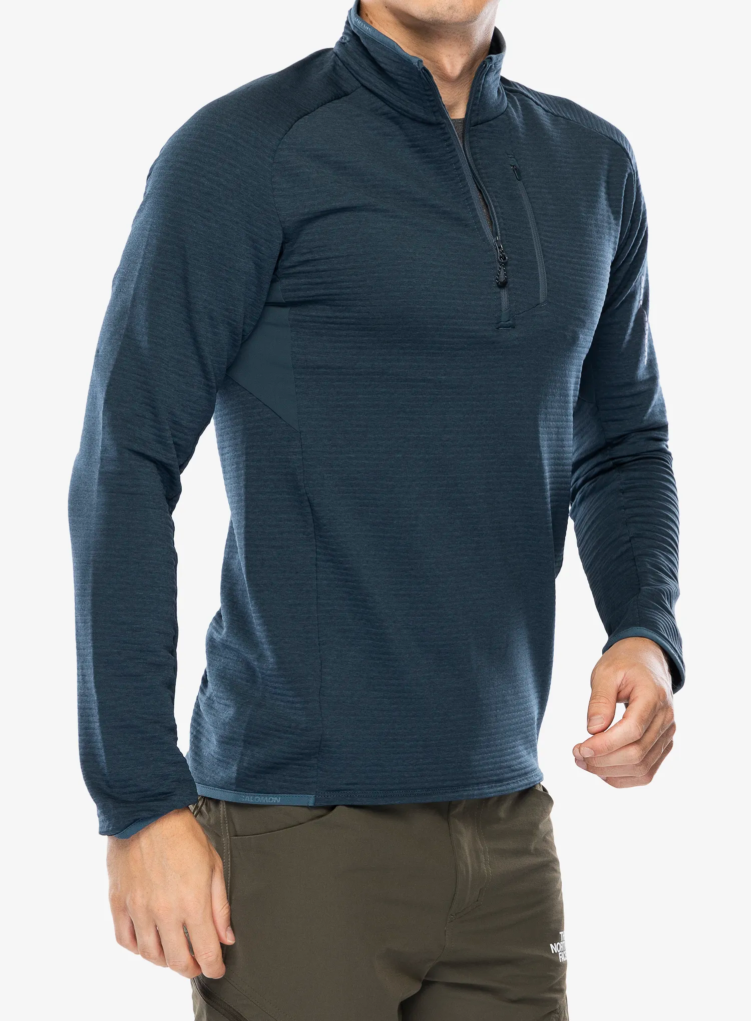 Flis Salomon Essential Ltwarm HZ - midnight navy