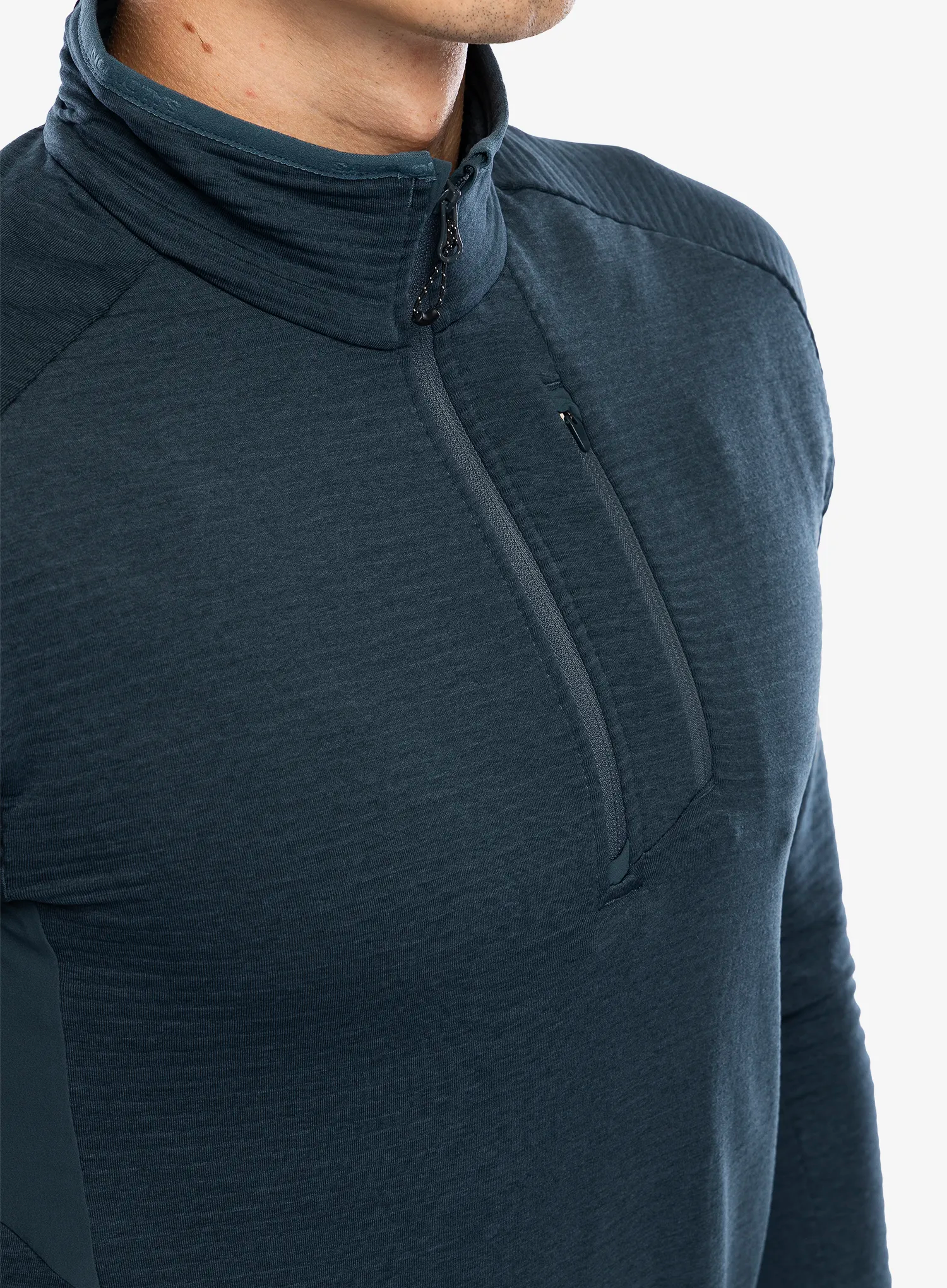 Flis Salomon Essential Ltwarm HZ - midnight navy