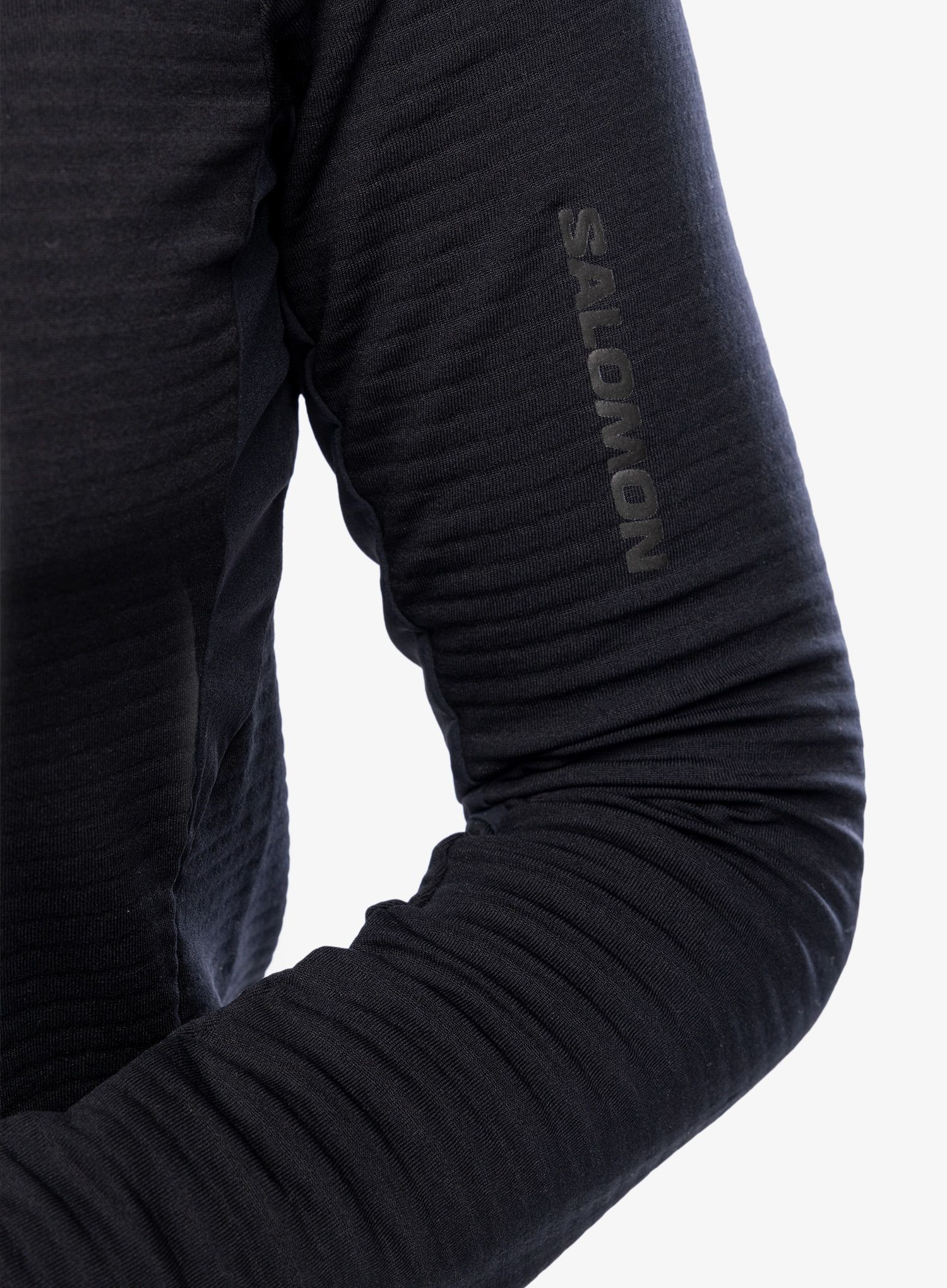 Ženska jopica z zadrgo Salomon Essential Ltwarm Hz - deep black