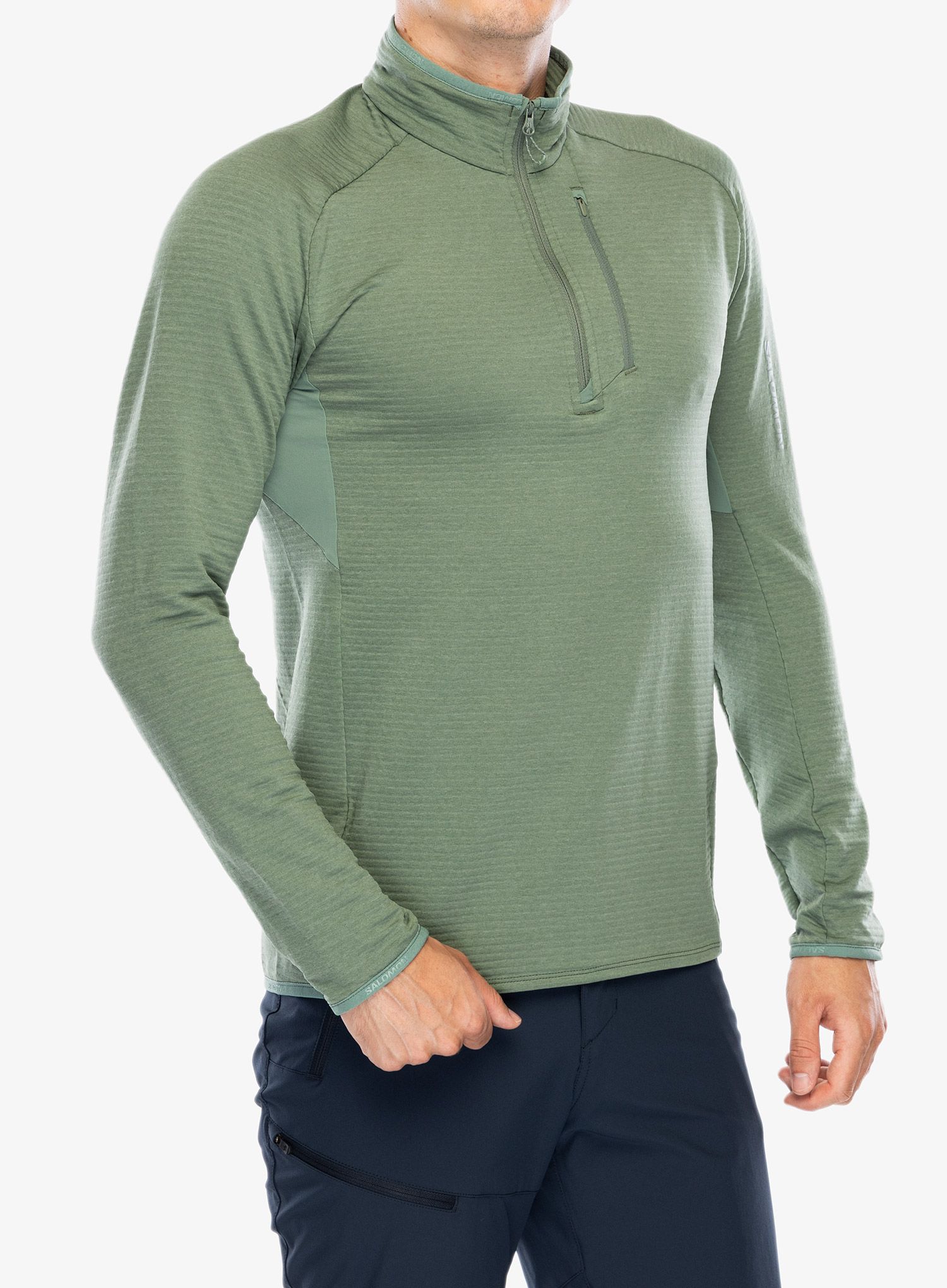 Moška jopica Salomon Essential Ltwarm Hz - laurel wearth