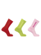 Pohodniške nogavice Salomon Everyday Crew 3Pack - flame scarlet/dark citron