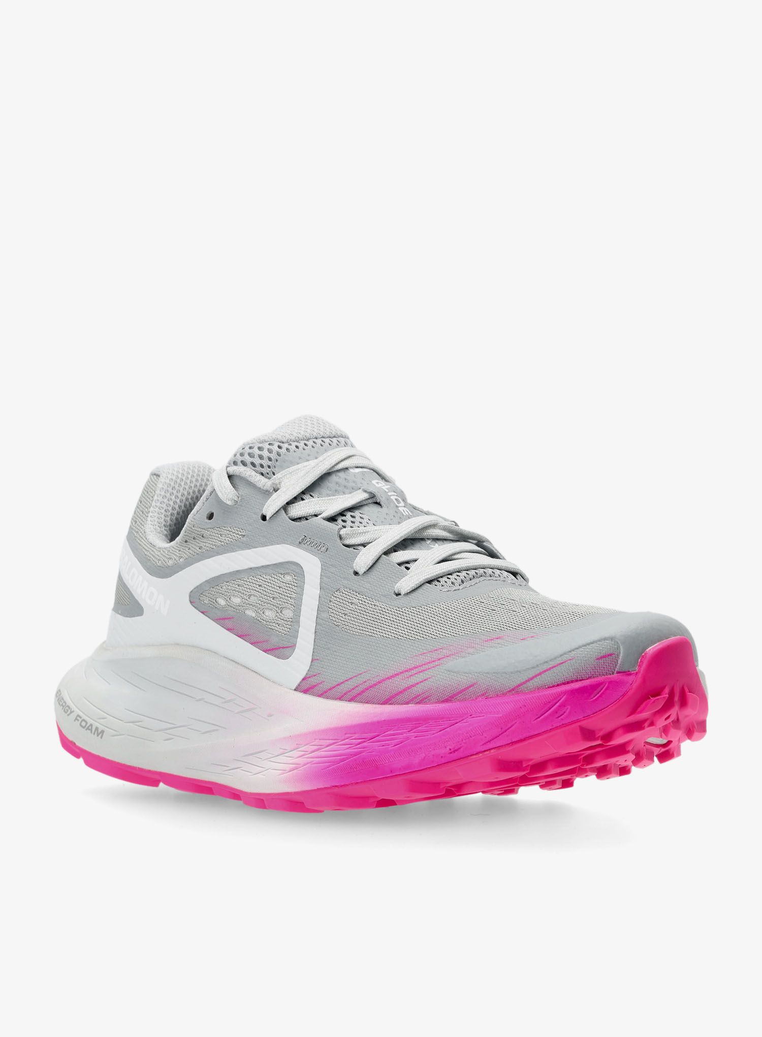 Ženski tekaški čevlji Salomon Glide Max Tr - quarry/blue/pink