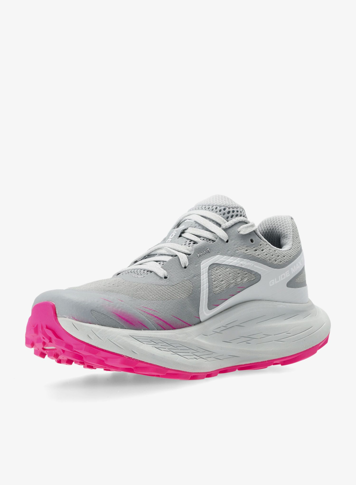 Ženski tekaški čevlji Salomon Glide Max Tr - quarry/blue/pink