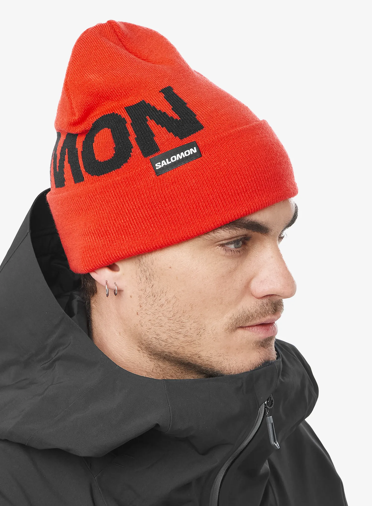 Zimska kapa Salomon Hermitage Beanie - cherry tomato