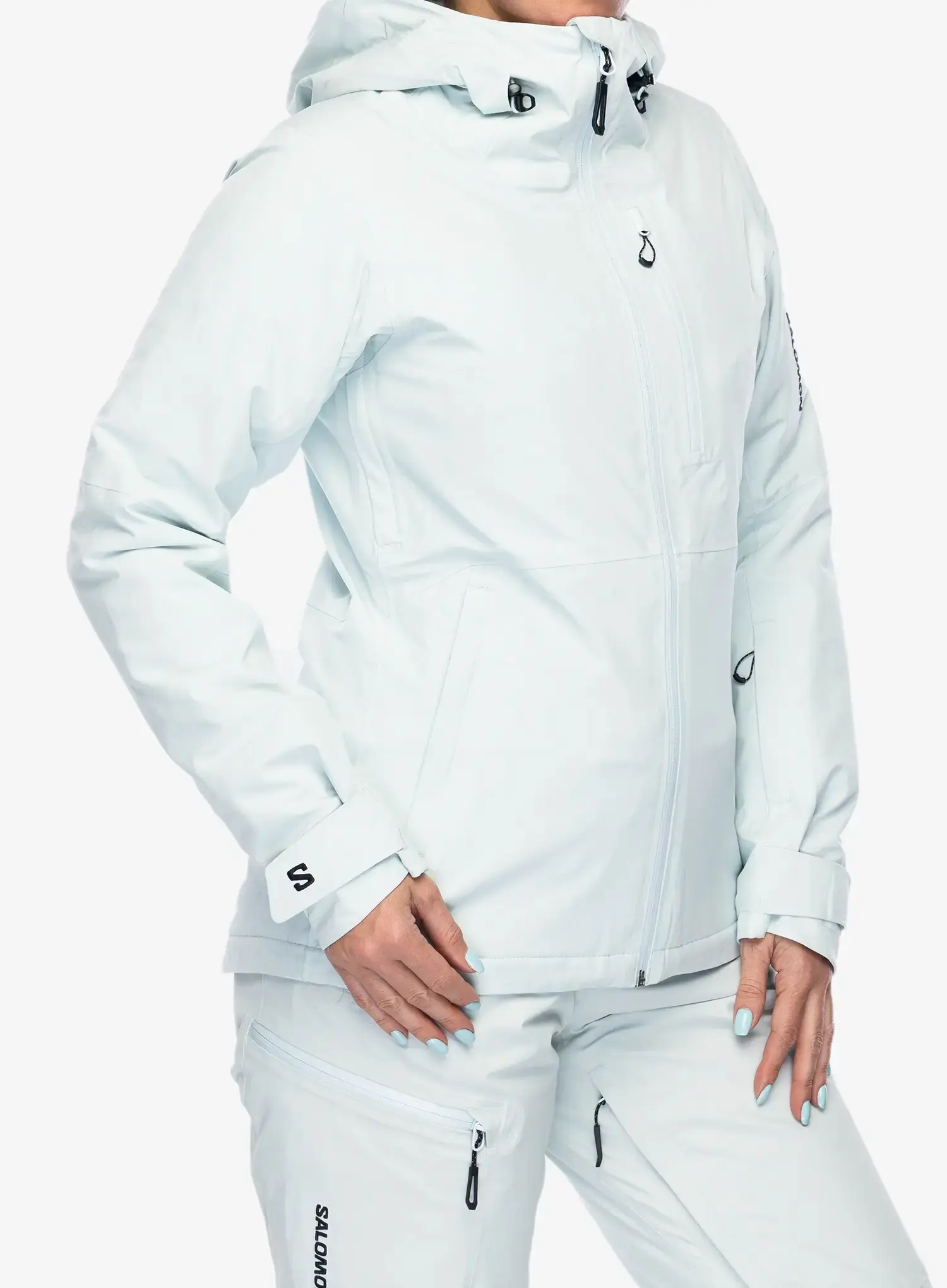 Ženska smučarska jakna Salomon Highland Jacket - misty blue