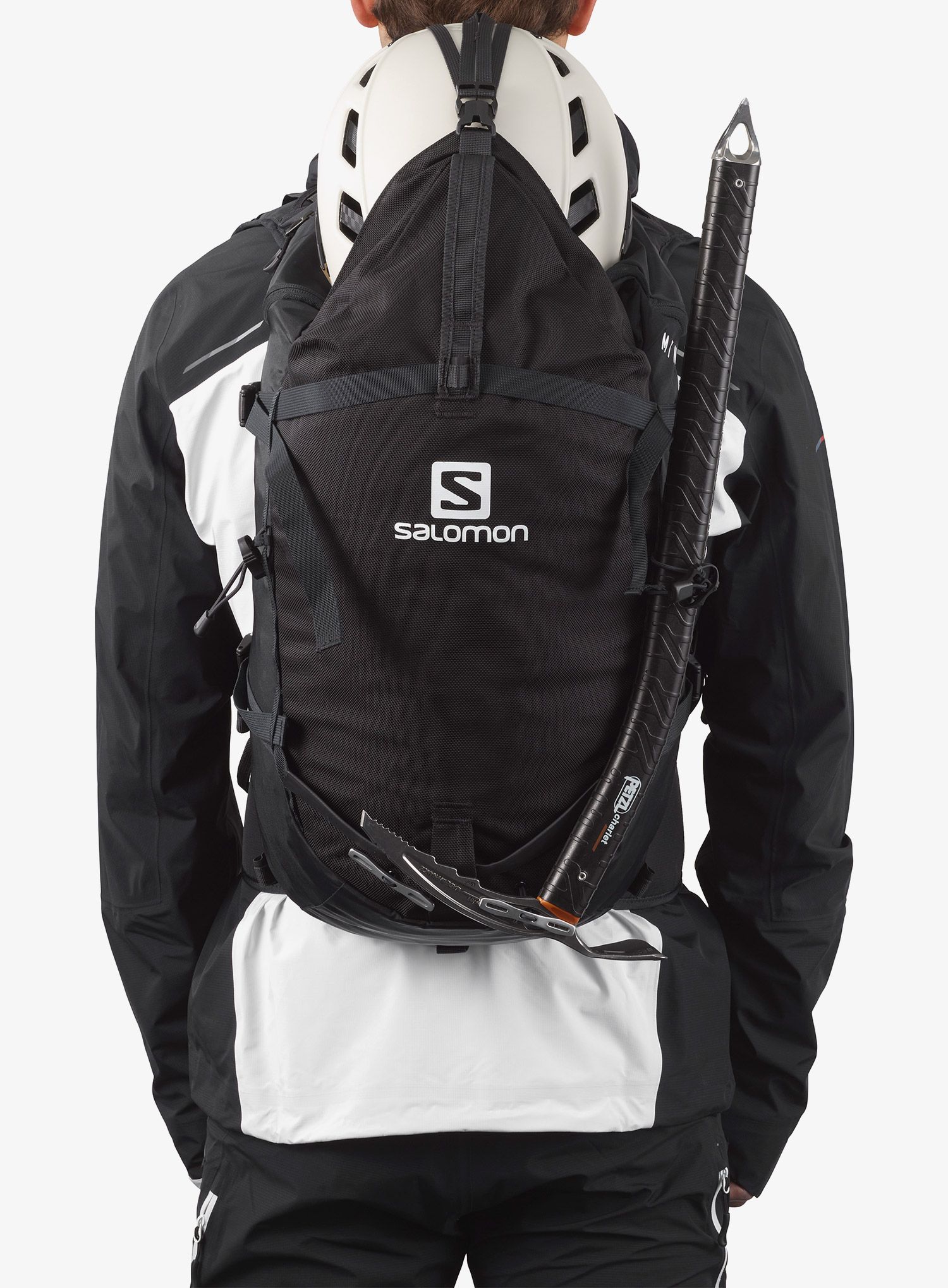Nahrbtnik za turno smučanje Salomon MTN 30 - black/white
