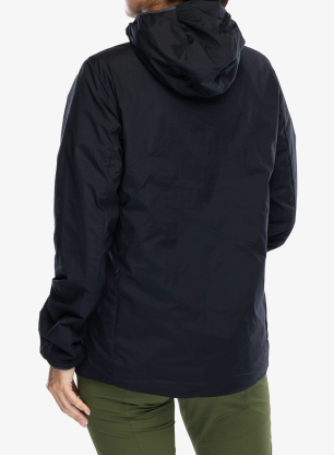Ženska sintetična jakna Salomon Mountain Flex Jacket Hood - deep black