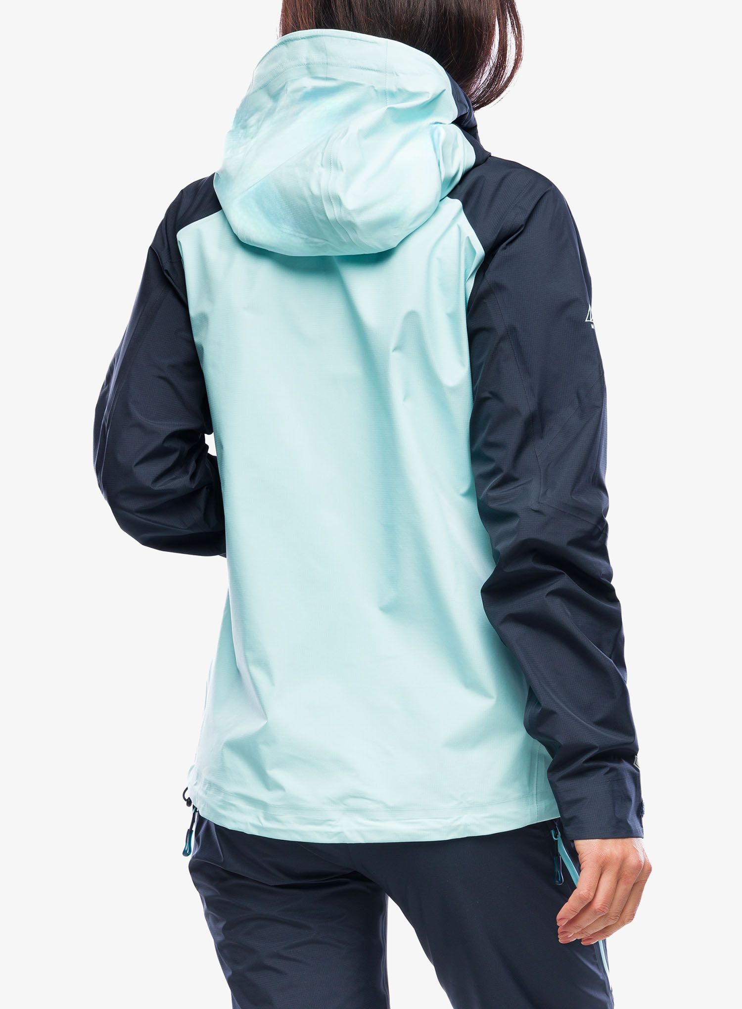 Ženska jakna za turno smučanje Salomon Mtn Gore-Tex 3L Jacket - carbon/limpet shell