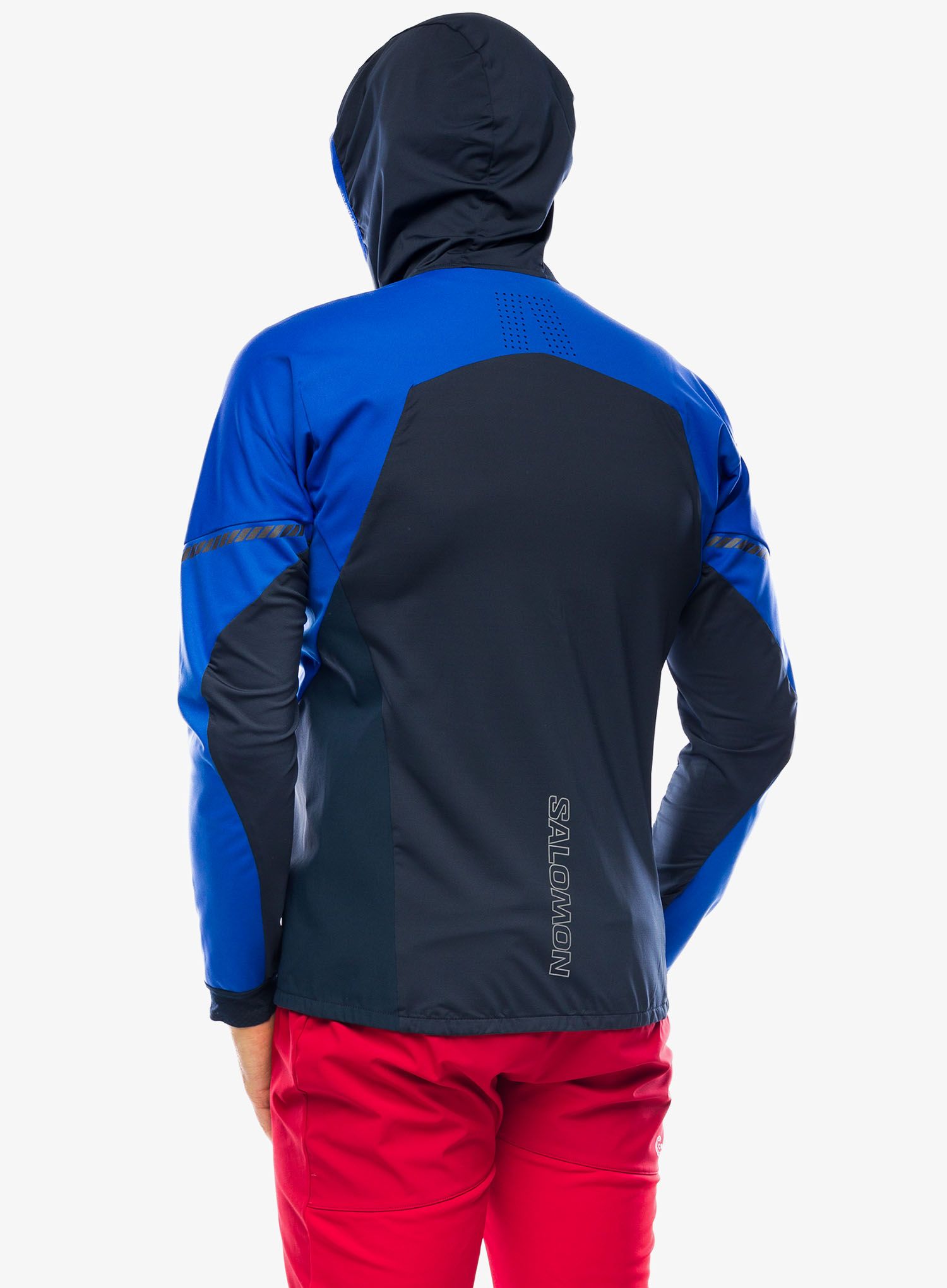 Softshell jakna Salomon Mtn Softshell Jacket - surf the web/carbon