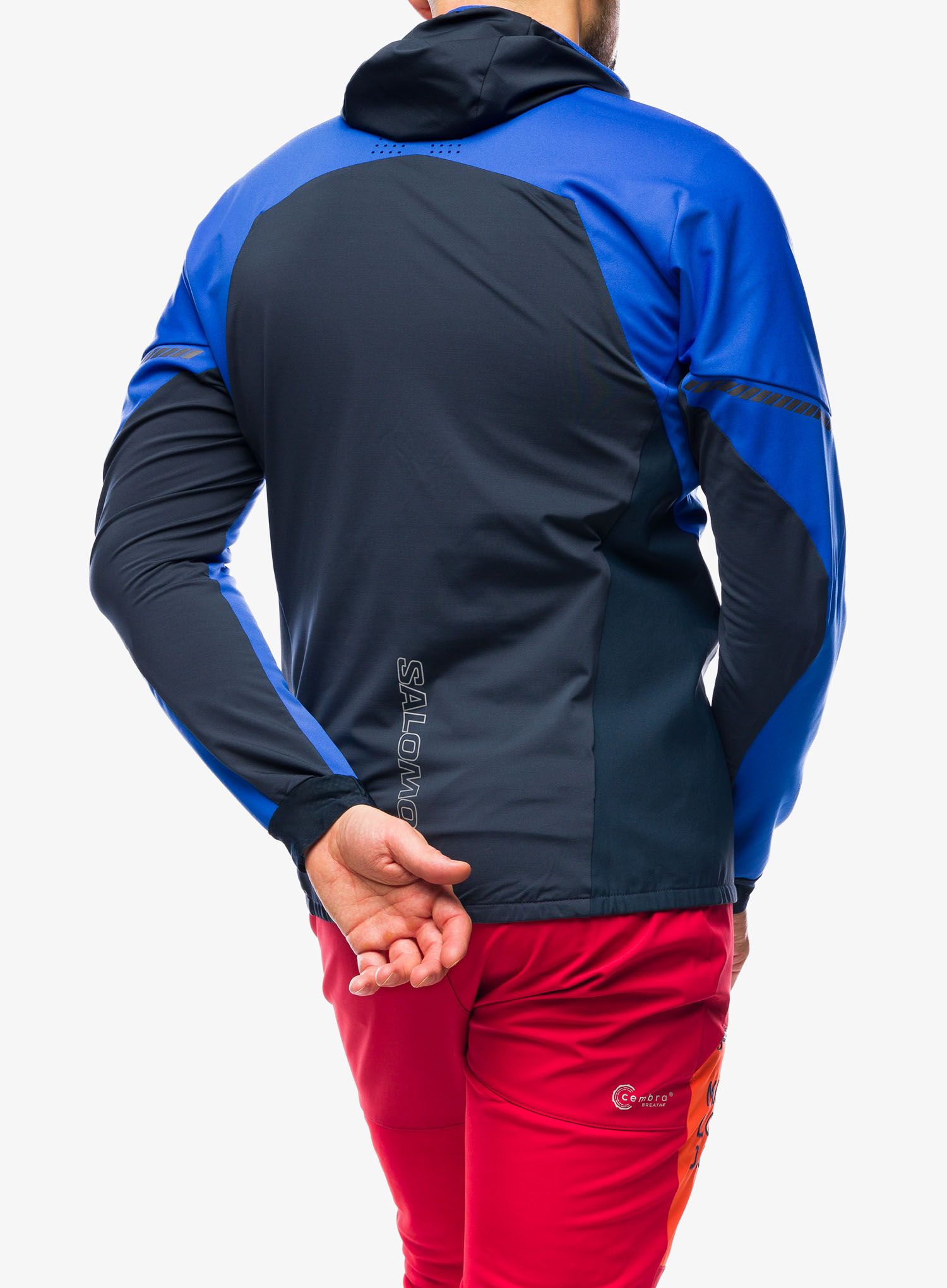 Softshell jakna Salomon Mtn Softshell Jacket - surf the web/carbon