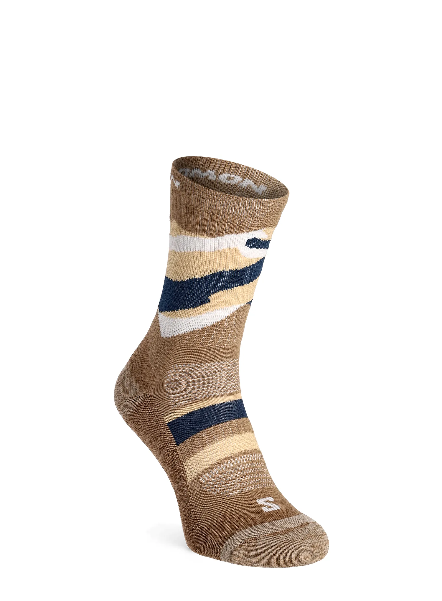 Pohodniške nogavice Salomon Out Alps Crew 2-Pack - carbon/brown